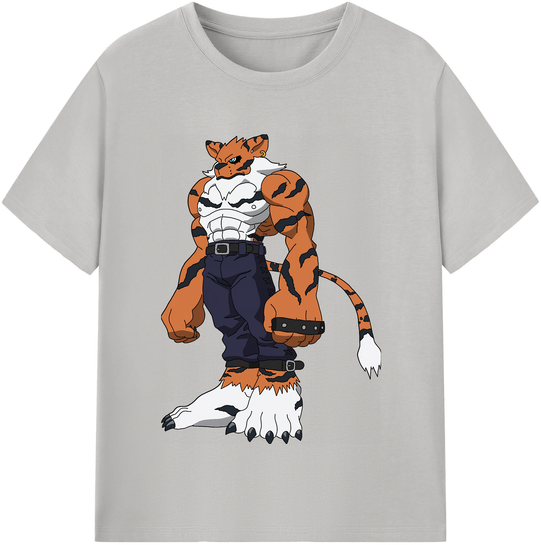 （画像用） Digimon デジタルモンスター/デジモン レディースカジュアルプリントTシャツ（綿100％）