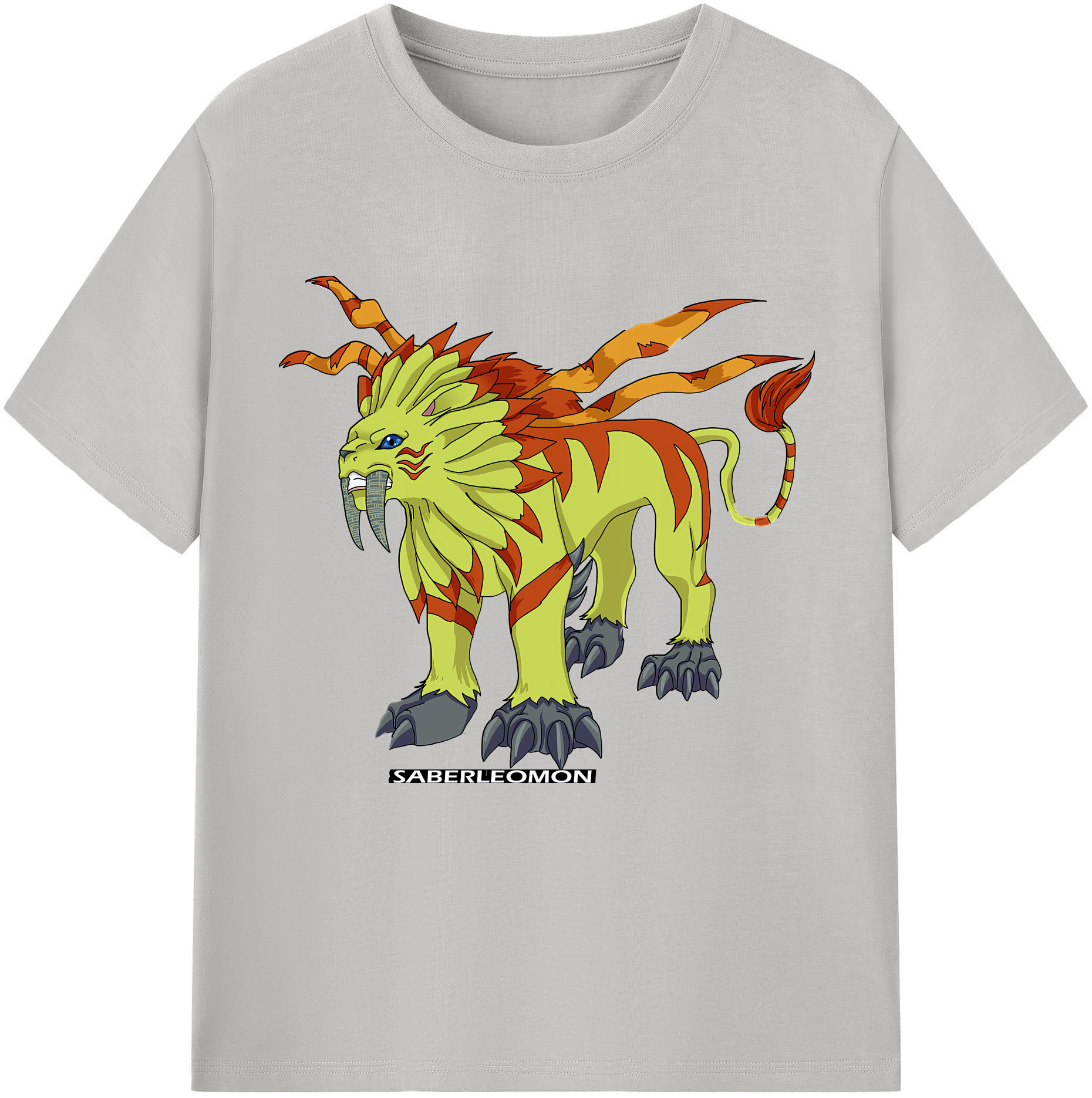 （画像用） Digimon デジタルモンスター/デジモン レディースカジュアルプリントTシャツ（綿100％）