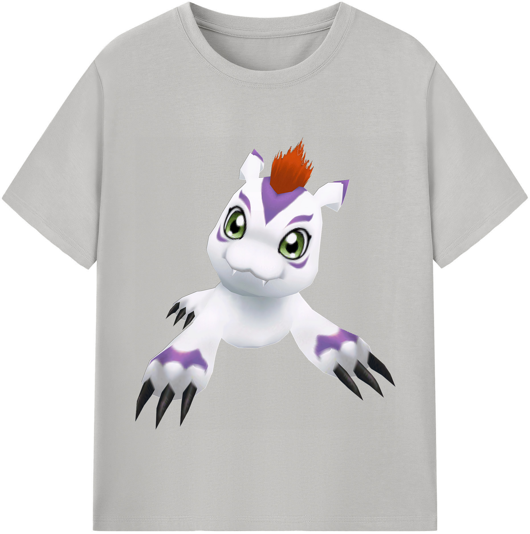 （画像用） Digimon デジタルモンスター/デジモン レディースカジュアルプリントTシャツ（綿100％）