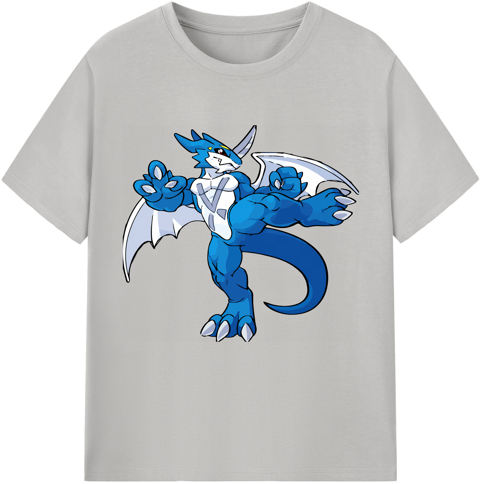 （画像用） Digimon デジタルモンスター/デジモン レディースカジュアルプリントTシャツ（綿100％）