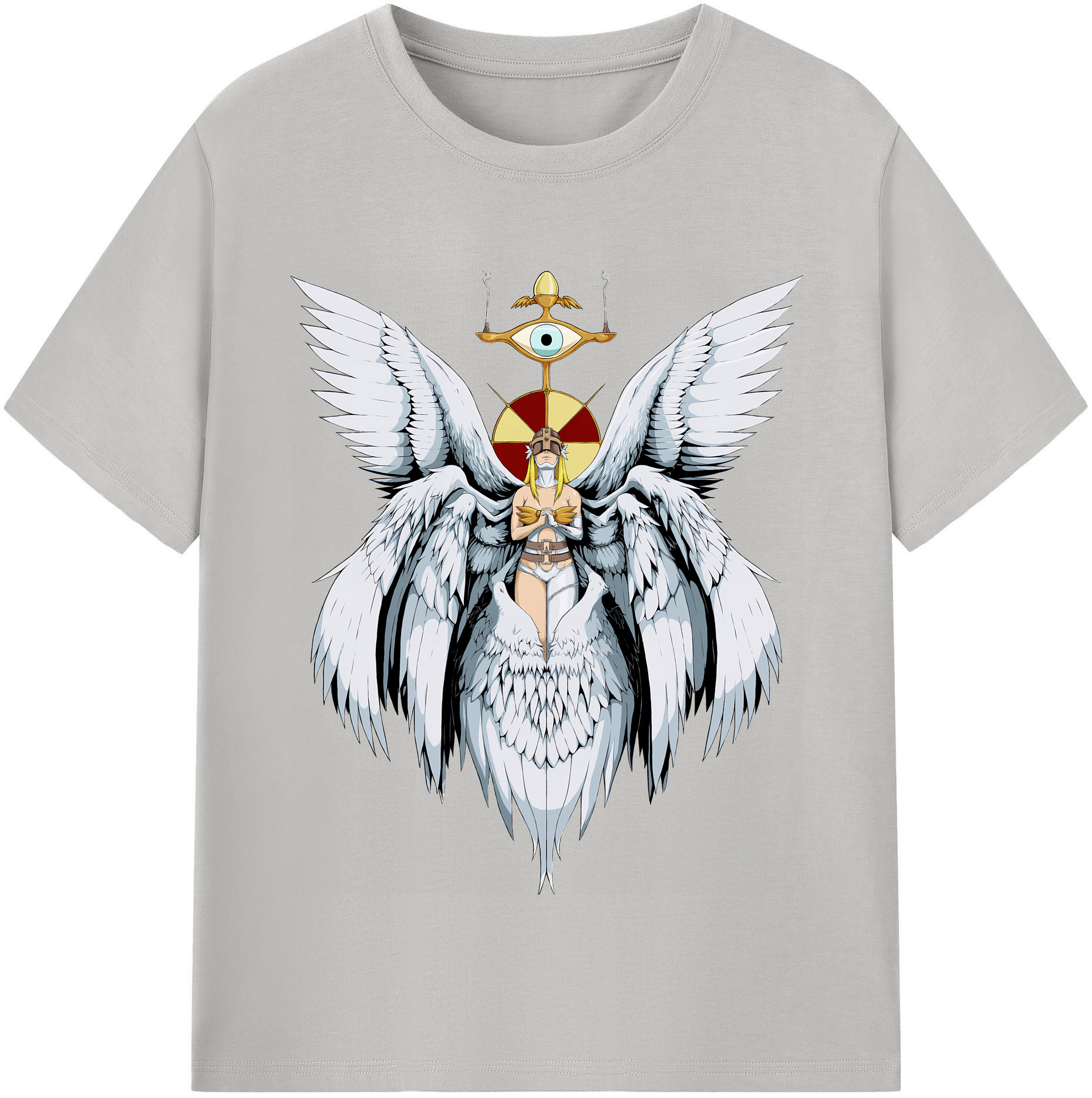 （画像用） Digimon デジタルモンスター/デジモン レディースカジュアルプリントTシャツ（綿100％）