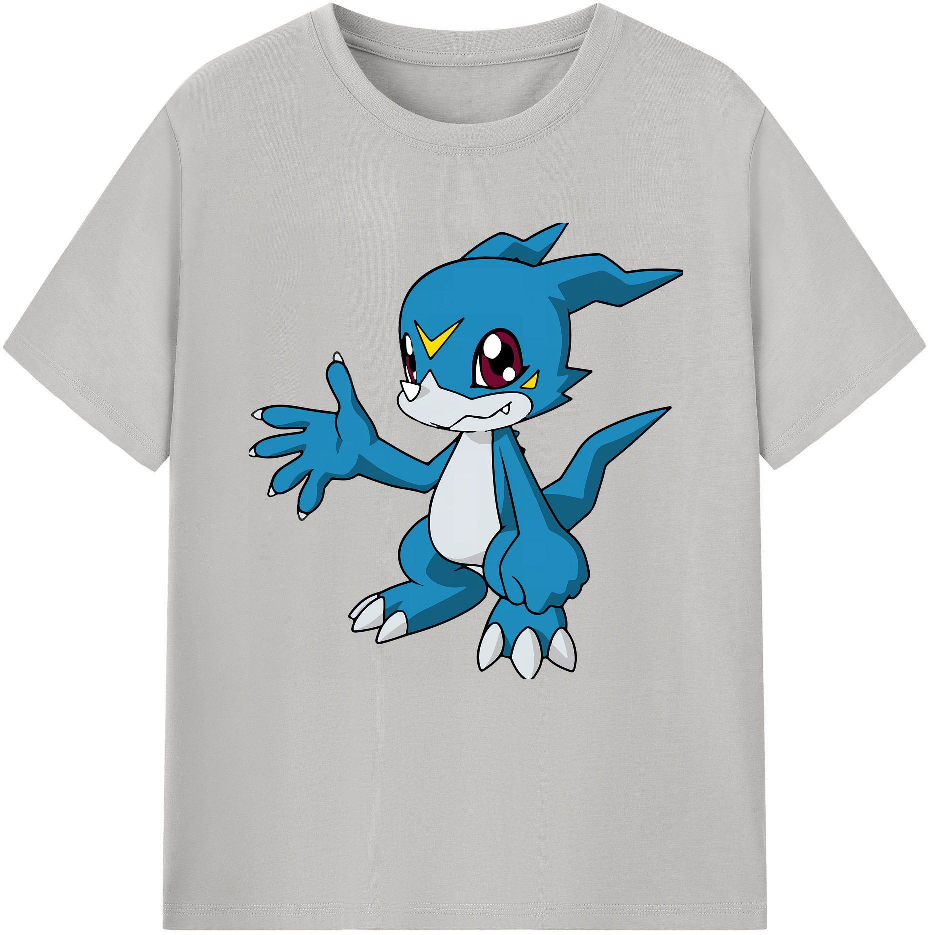 （画像用） Digimon デジタルモンスター/デジモン レディースカジュアルプリントTシャツ（綿100％）