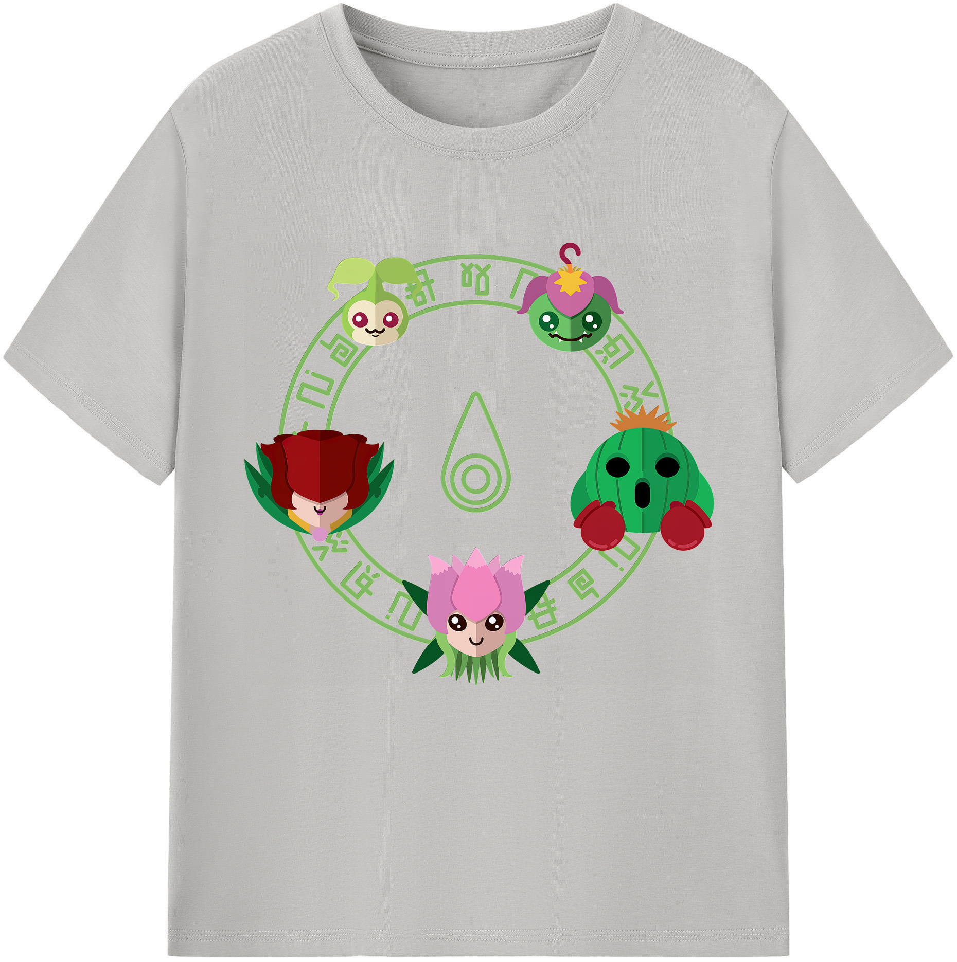 （画像用） Digimon デジタルモンスター/デジモン レディースカジュアルプリントTシャツ（綿100％）