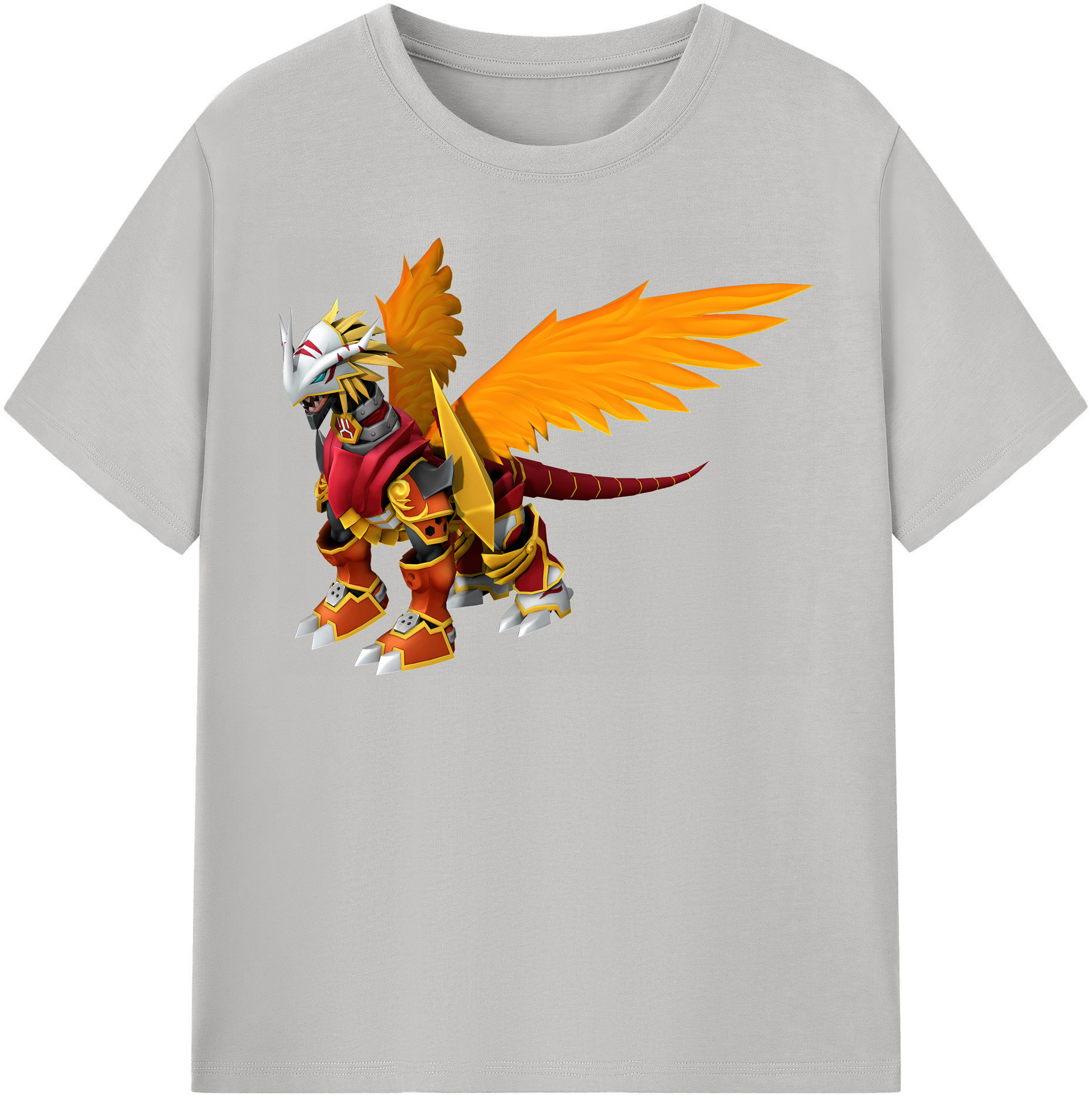 （画像用） Digimon デジタルモンスター/デジモン レディースカジュアルプリントTシャツ（綿100％）