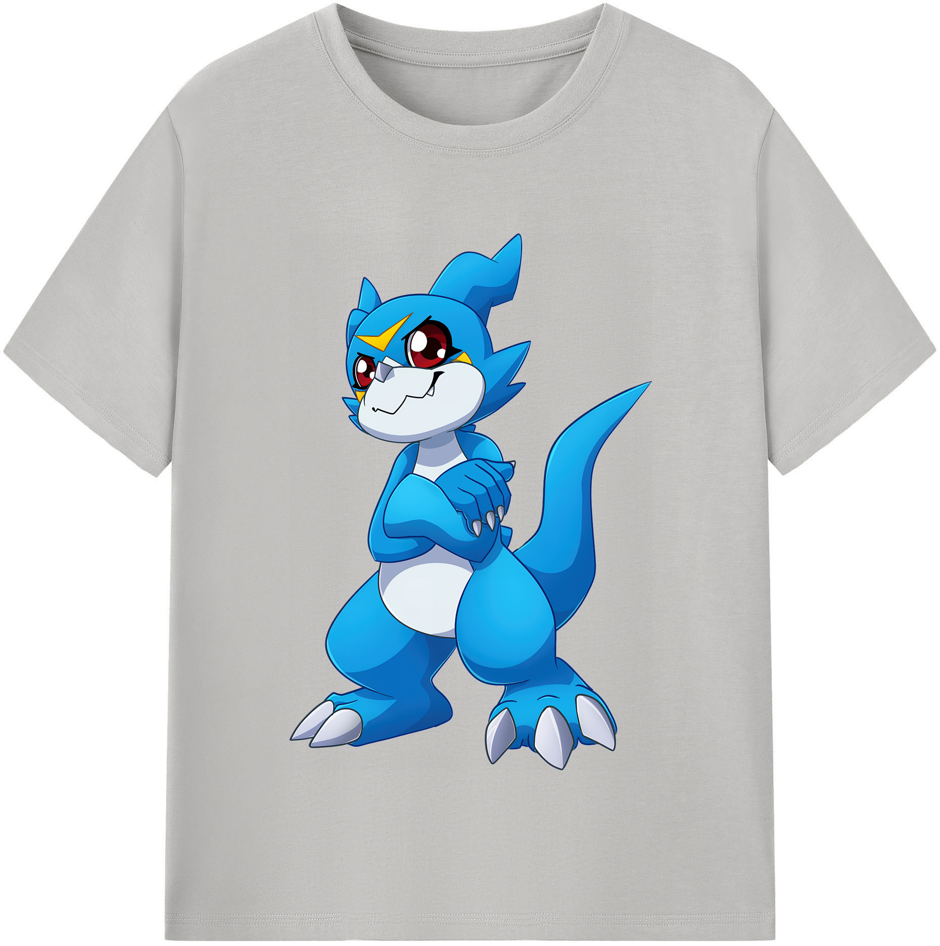 （画像用） Digimon デジタルモンスター/デジモン レディースカジュアルプリントTシャツ（綿100％）