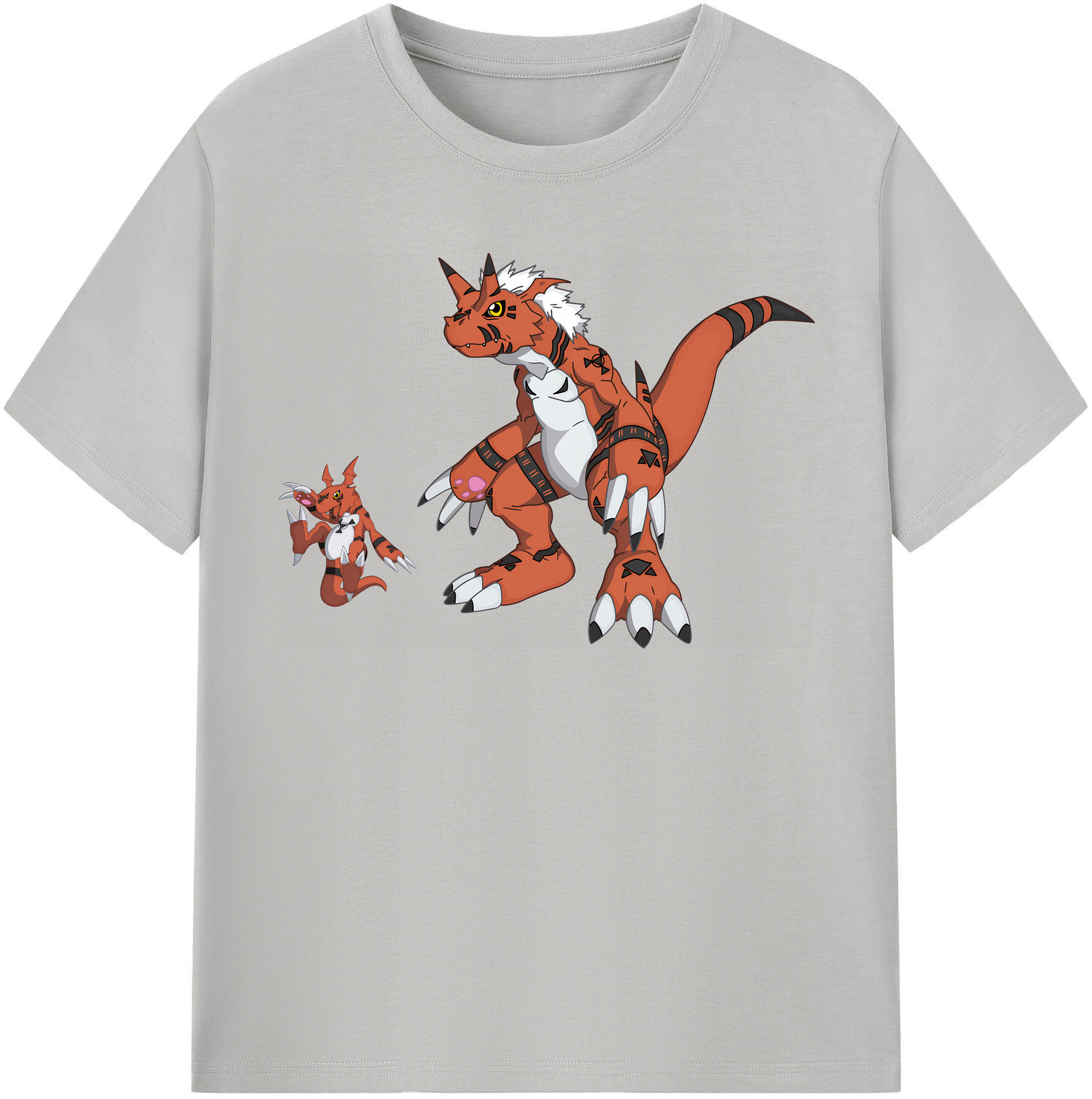 （画像用） Digimon デジタルモンスター/デジモン レディースカジュアルプリントTシャツ（綿100％）
