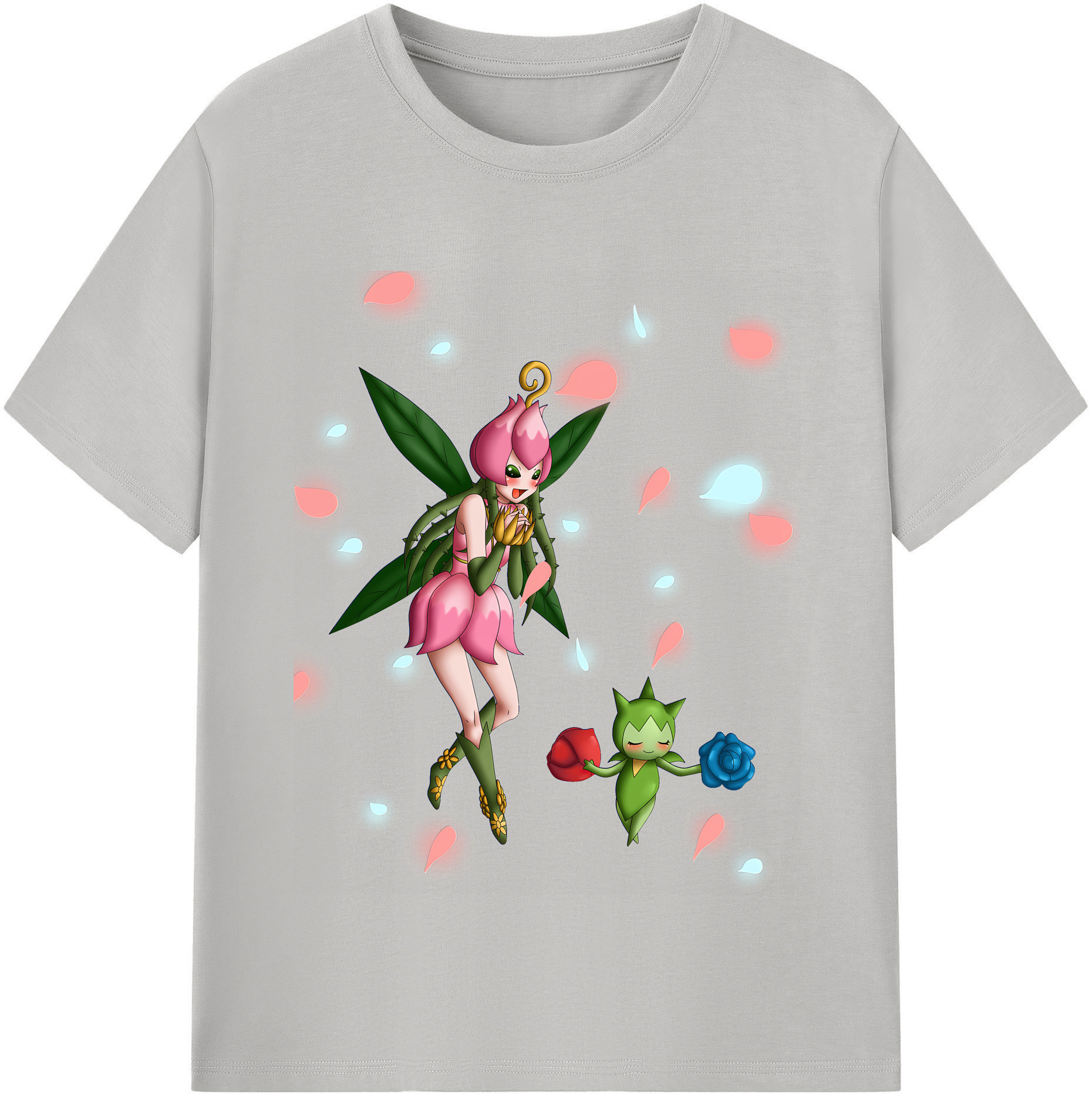 （画像用） Digimon デジタルモンスター/デジモン レディースカジュアルプリントTシャツ（綿100％）