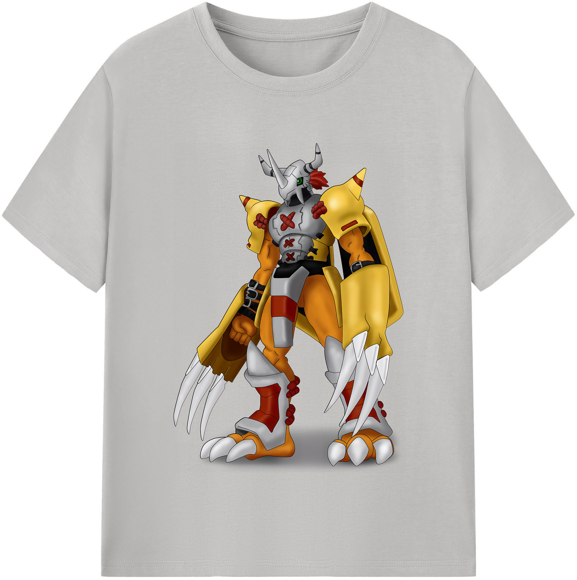 （画像用） Digimon デジタルモンスター/デジモン レディースカジュアルプリントTシャツ（綿100％）