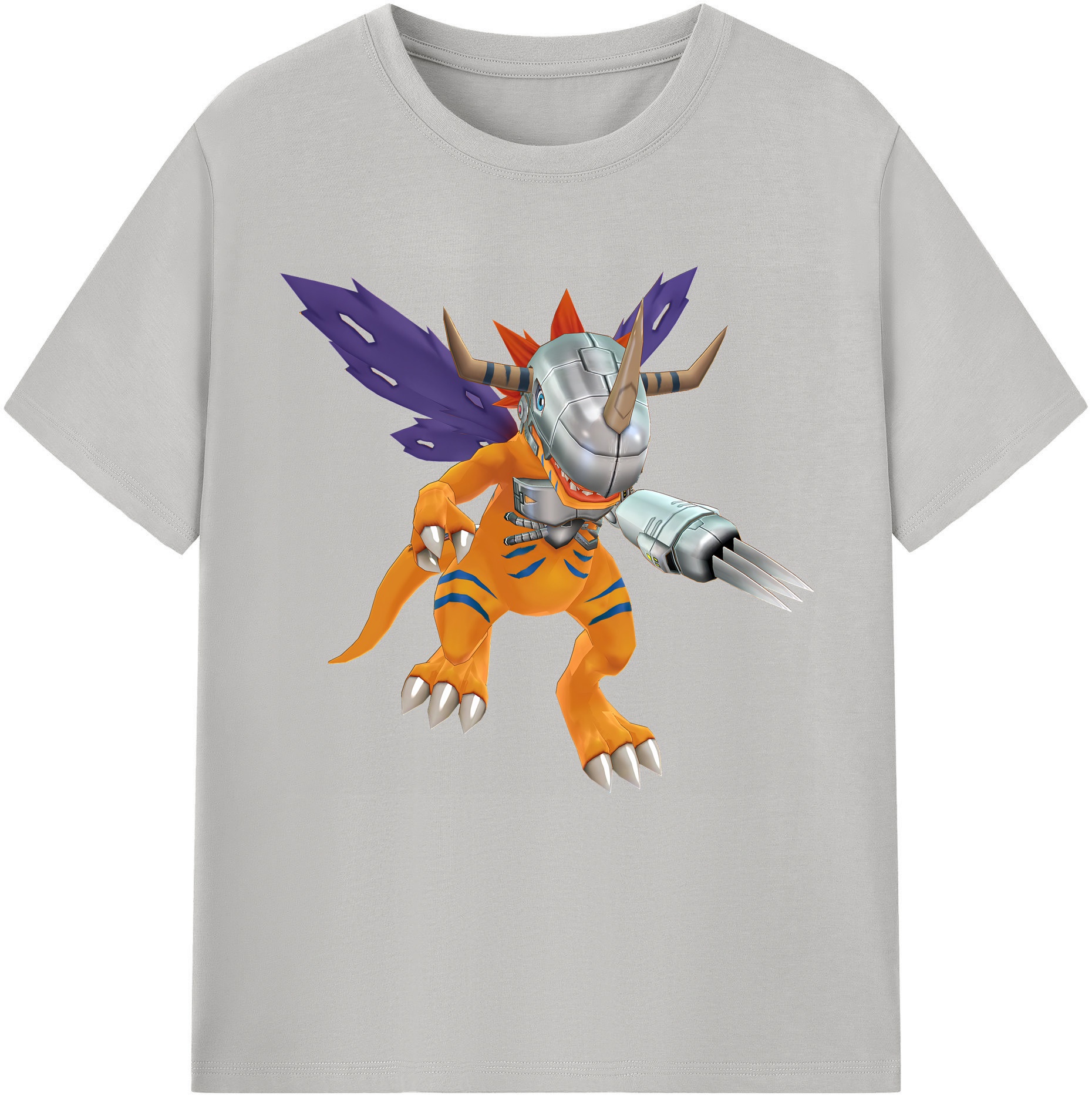 （画像用） Digimon デジタルモンスター/デジモン レディースカジュアルプリントTシャツ（綿100％）