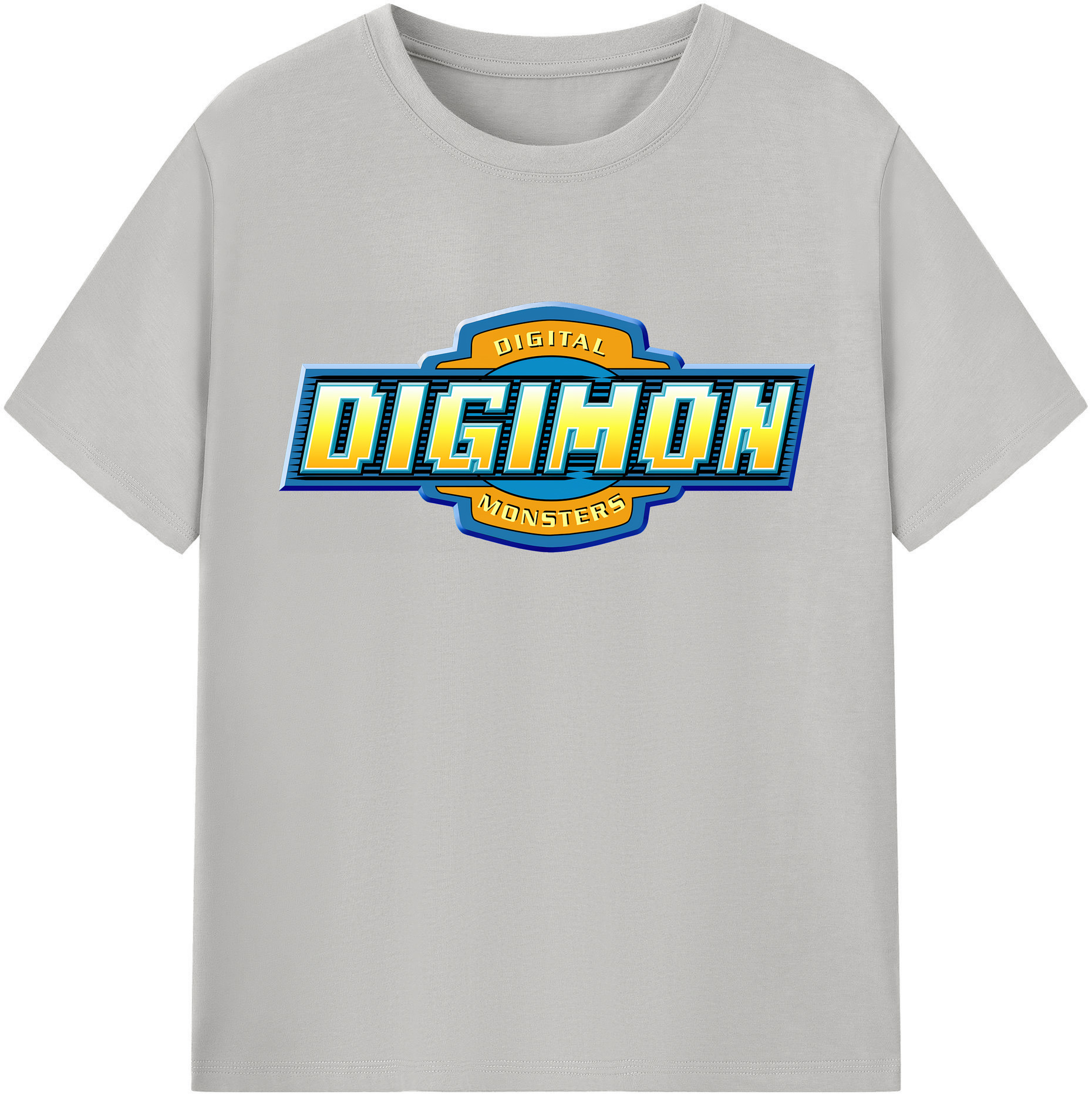 （画像用） Digimon デジタルモンスター/デジモン レディースカジュアルプリントTシャツ（綿100％）