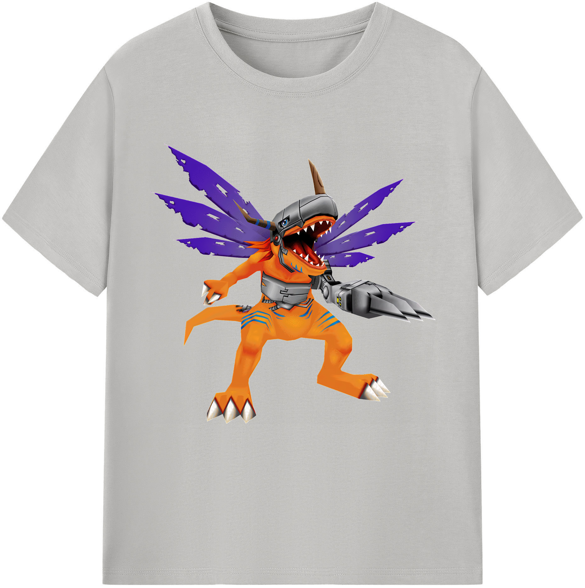 （画像用） Digimon デジタルモンスター/デジモン レディースカジュアルプリントTシャツ（綿100％）