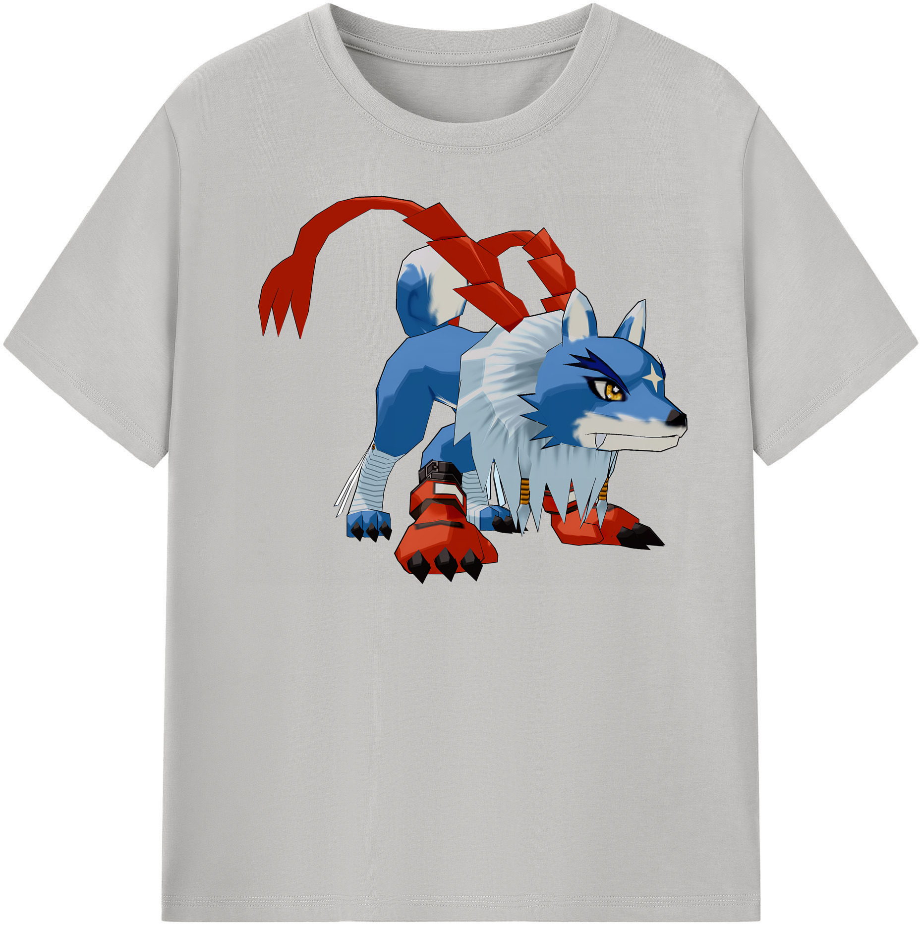 （画像用） Digimon デジタルモンスター/デジモン レディースカジュアルプリントTシャツ（綿100％）