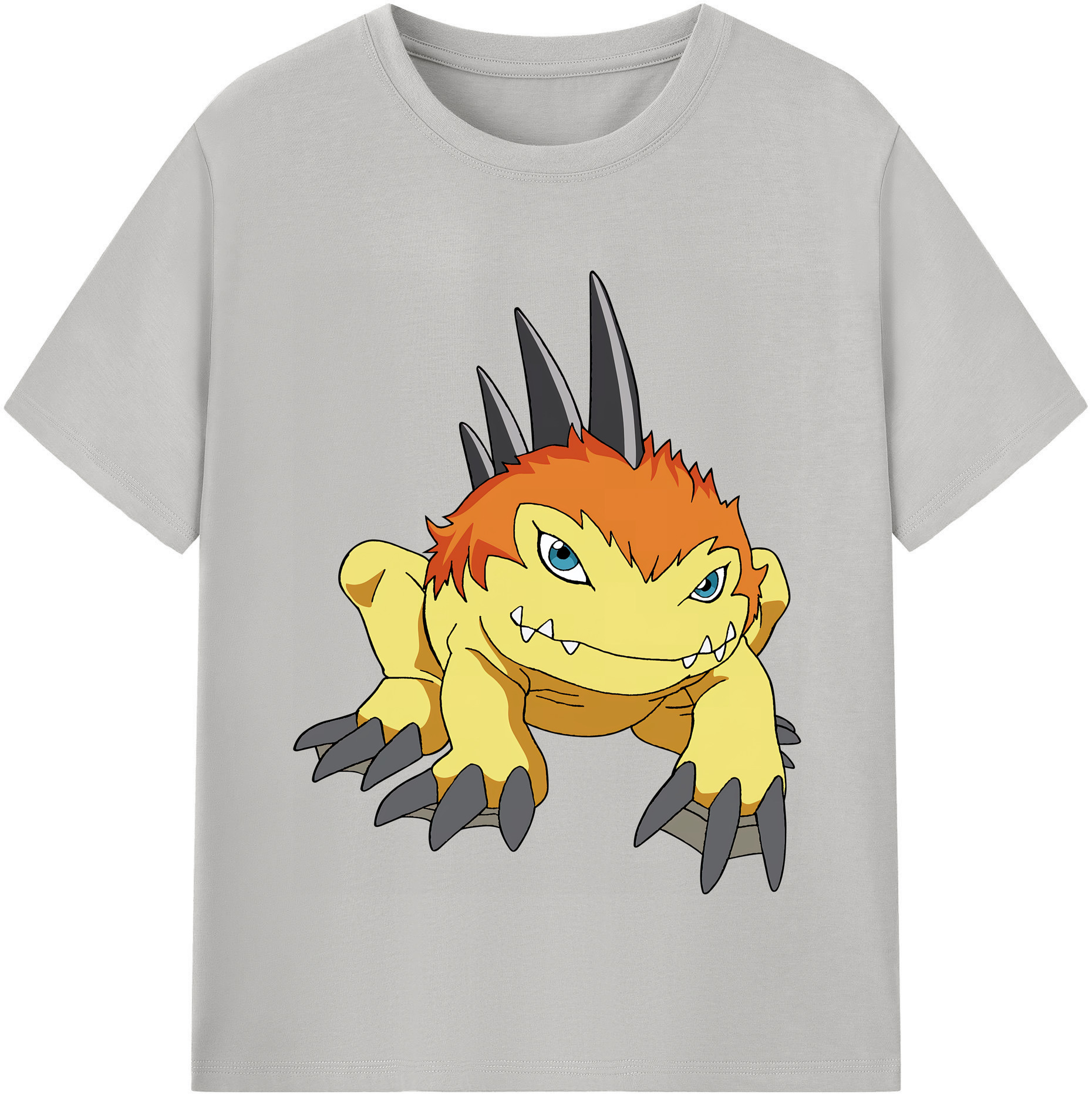 （画像用） Digimon デジタルモンスター/デジモン レディースカジュアルプリントTシャツ（綿100％）