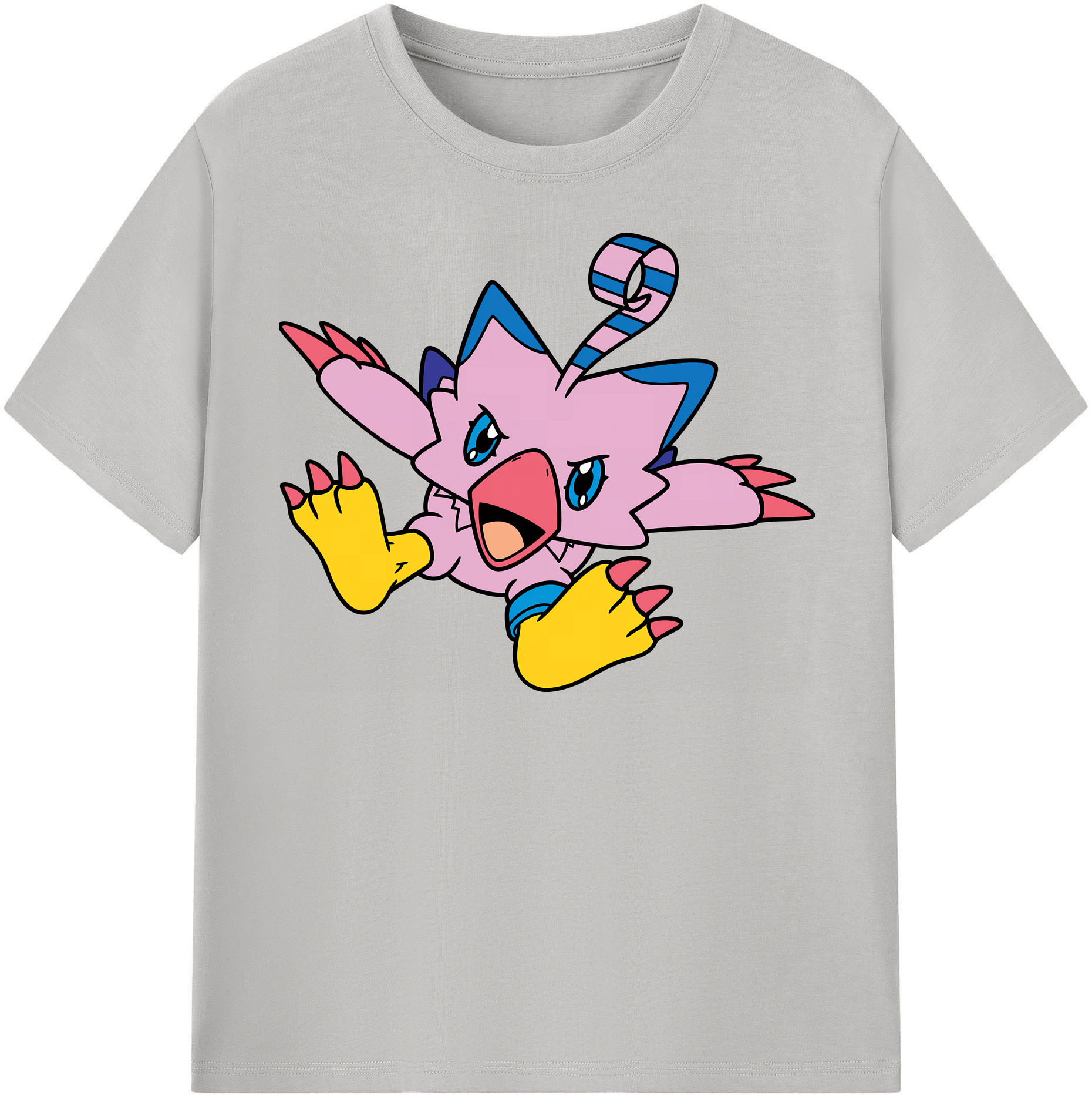 （画像用） Digimon デジタルモンスター/デジモン レディースカジュアルプリントTシャツ（綿100％）