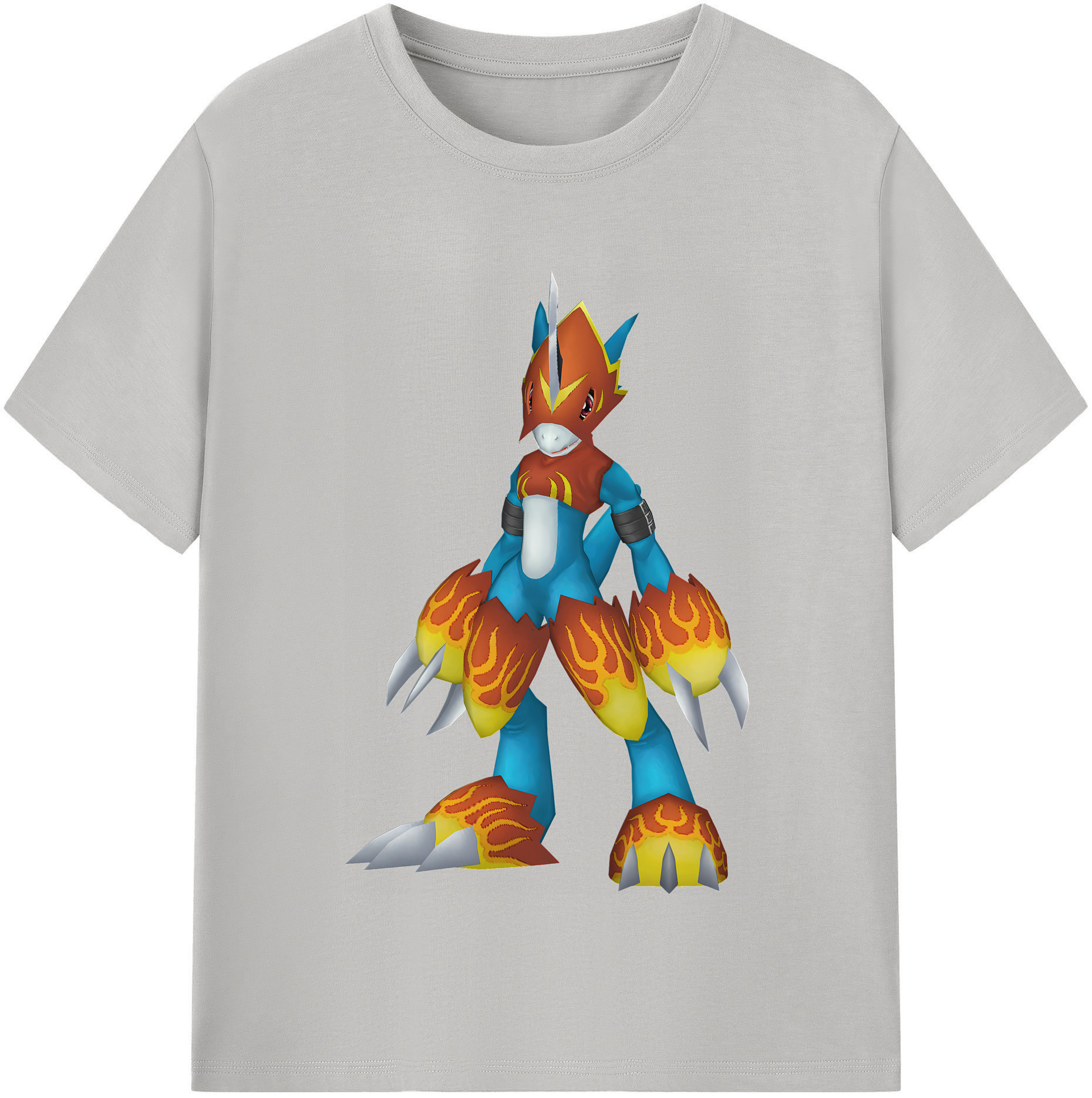 （画像用） Digimon デジタルモンスター/デジモン レディースカジュアルプリントTシャツ（綿100％）