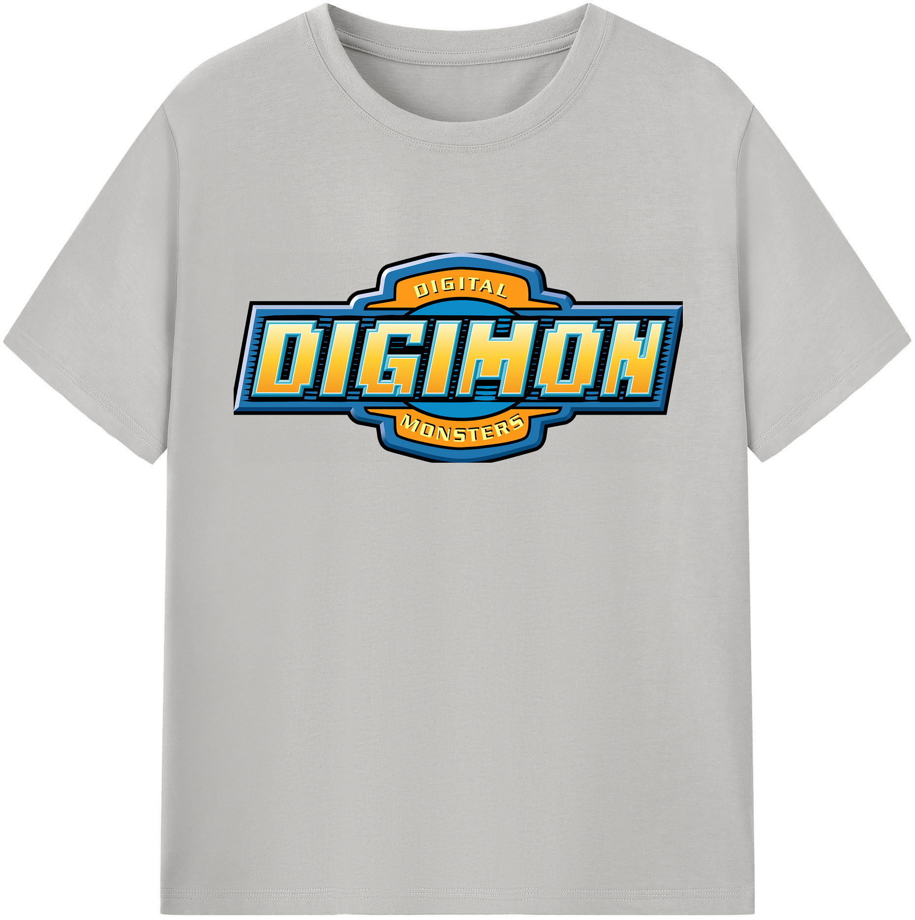 （画像用） Digimon デジタルモンスター/デジモン レディースカジュアルプリントTシャツ（綿100％）