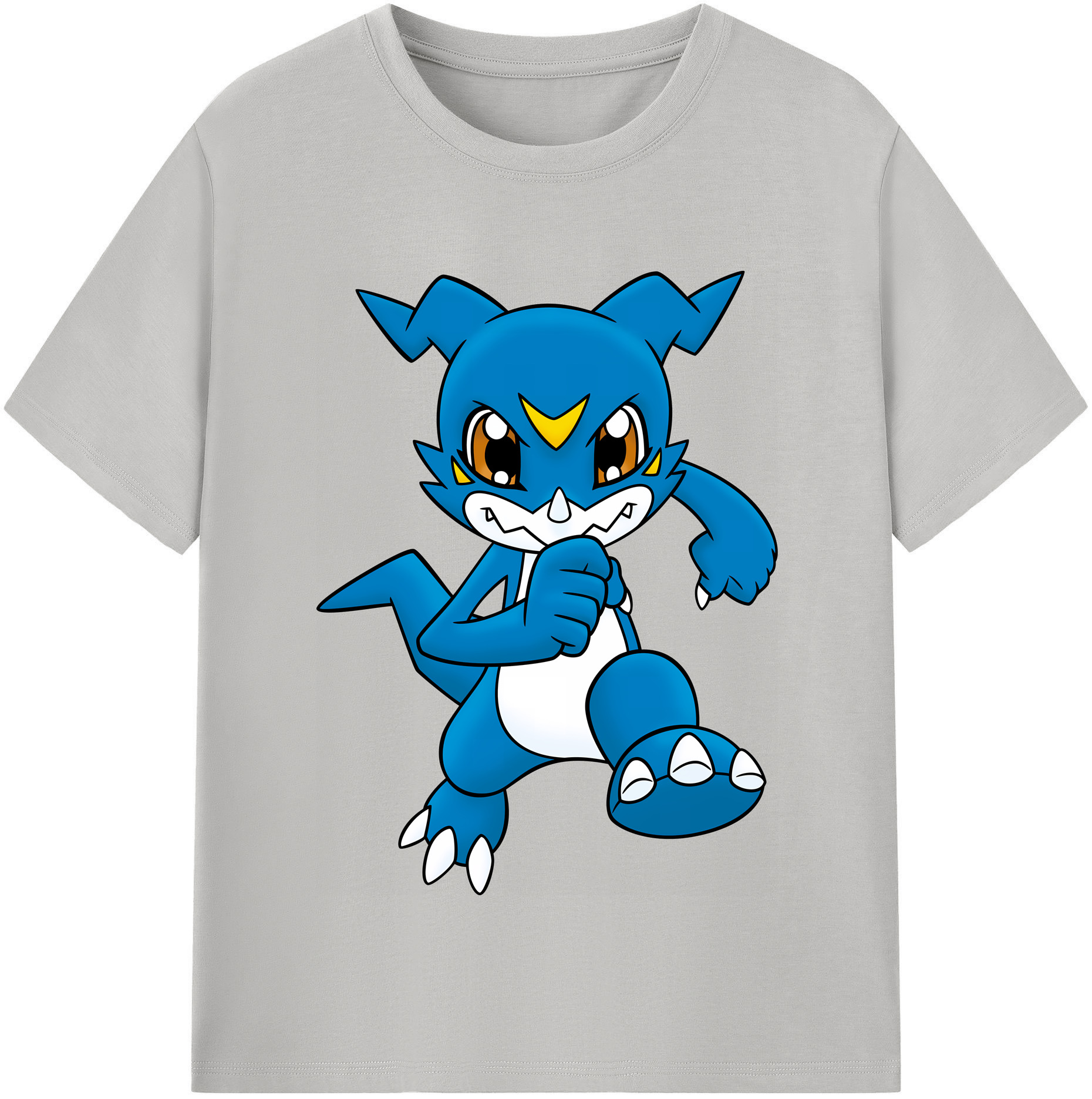 （画像用） Digimon デジタルモンスター/デジモン レディースカジュアルプリントTシャツ（綿100％）