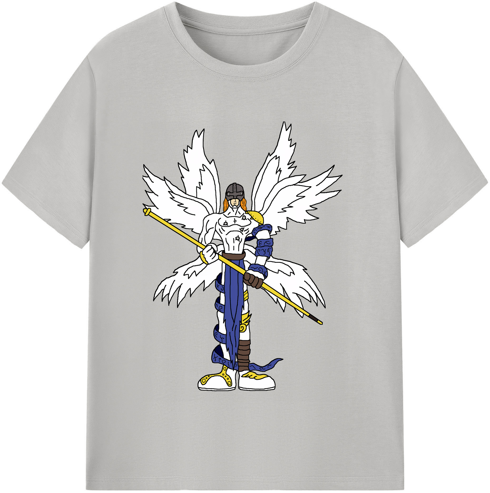 （画像用） Digimon デジタルモンスター/デジモン レディースカジュアルプリントTシャツ（綿100％）