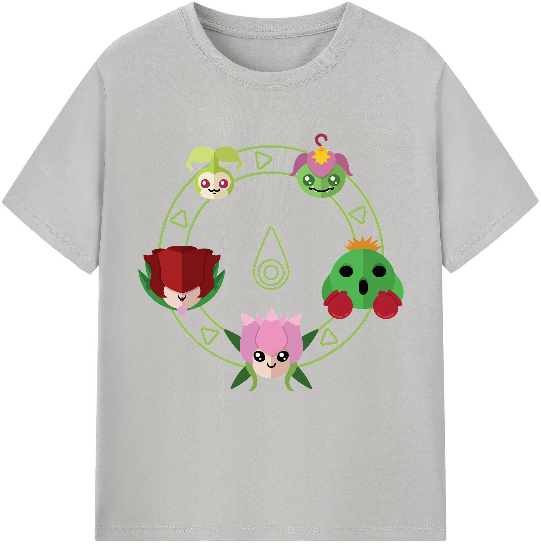 （画像用） Digimon デジタルモンスター/デジモン レディースカジュアルプリントTシャツ（綿100％）