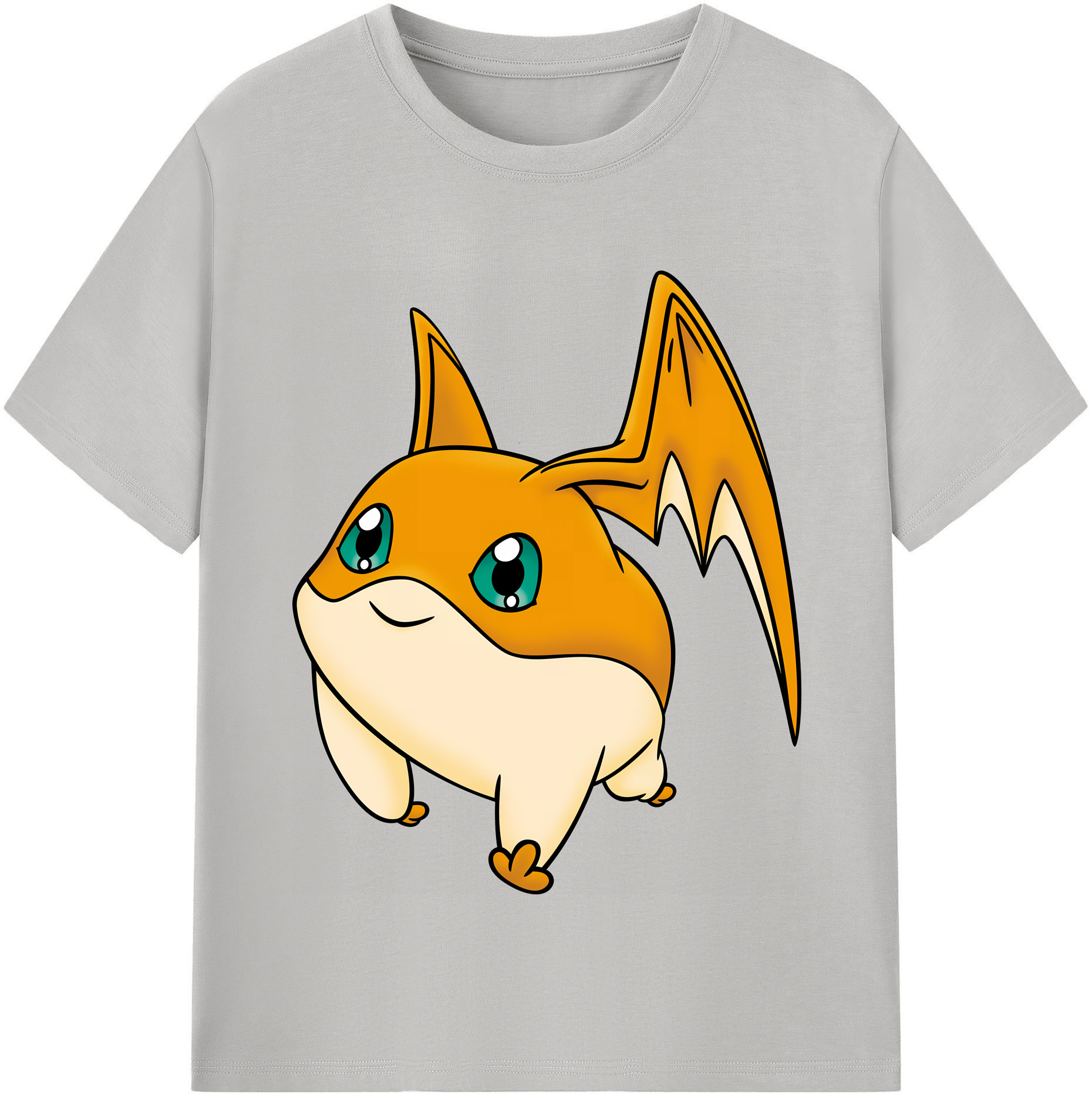 （画像用） Digimon デジタルモンスター/デジモン レディースカジュアルプリントTシャツ（綿100％）