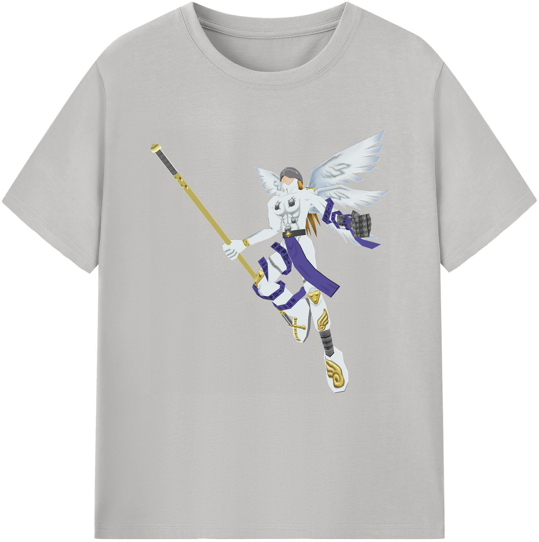 （画像用） Digimon デジタルモンスター/デジモン レディースカジュアルプリントTシャツ（綿100％）