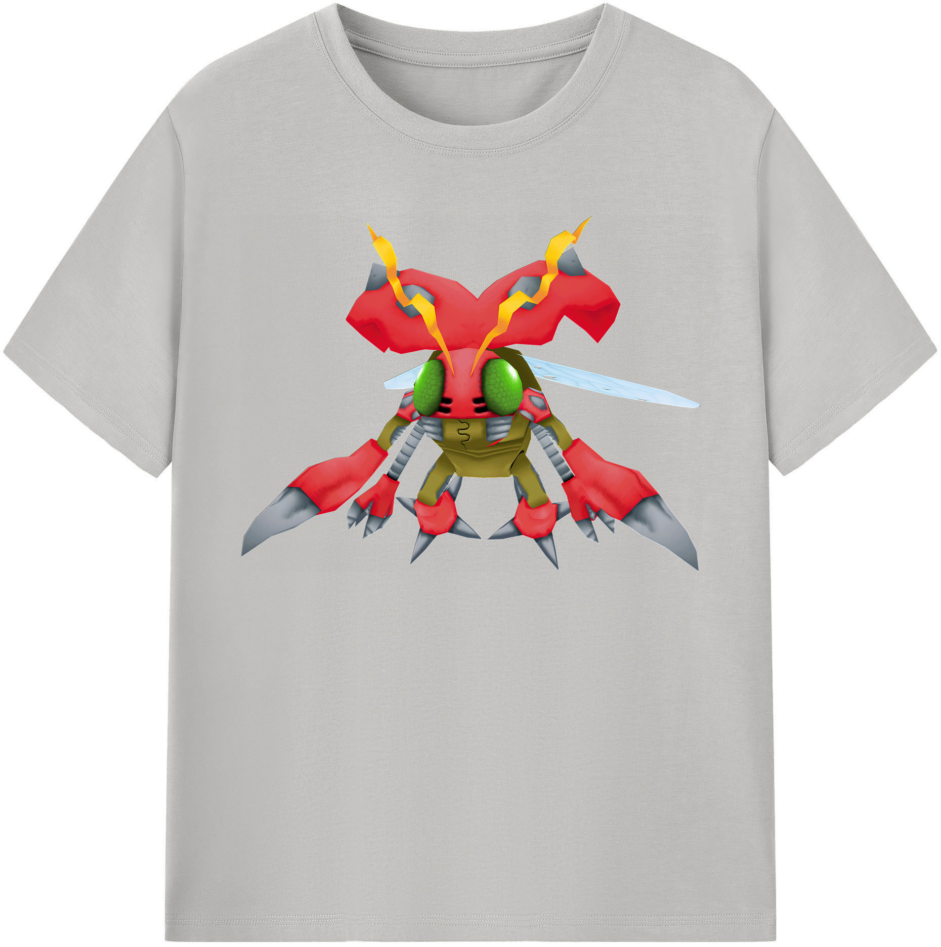 （画像用） Digimon デジタルモンスター/デジモン レディースカジュアルプリントTシャツ（綿100％）