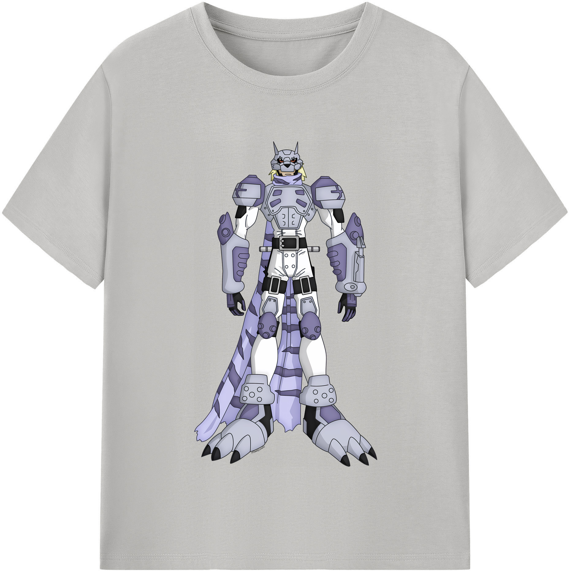 （画像用） Digimon デジタルモンスター/デジモン レディースカジュアルプリントTシャツ（綿100％）
