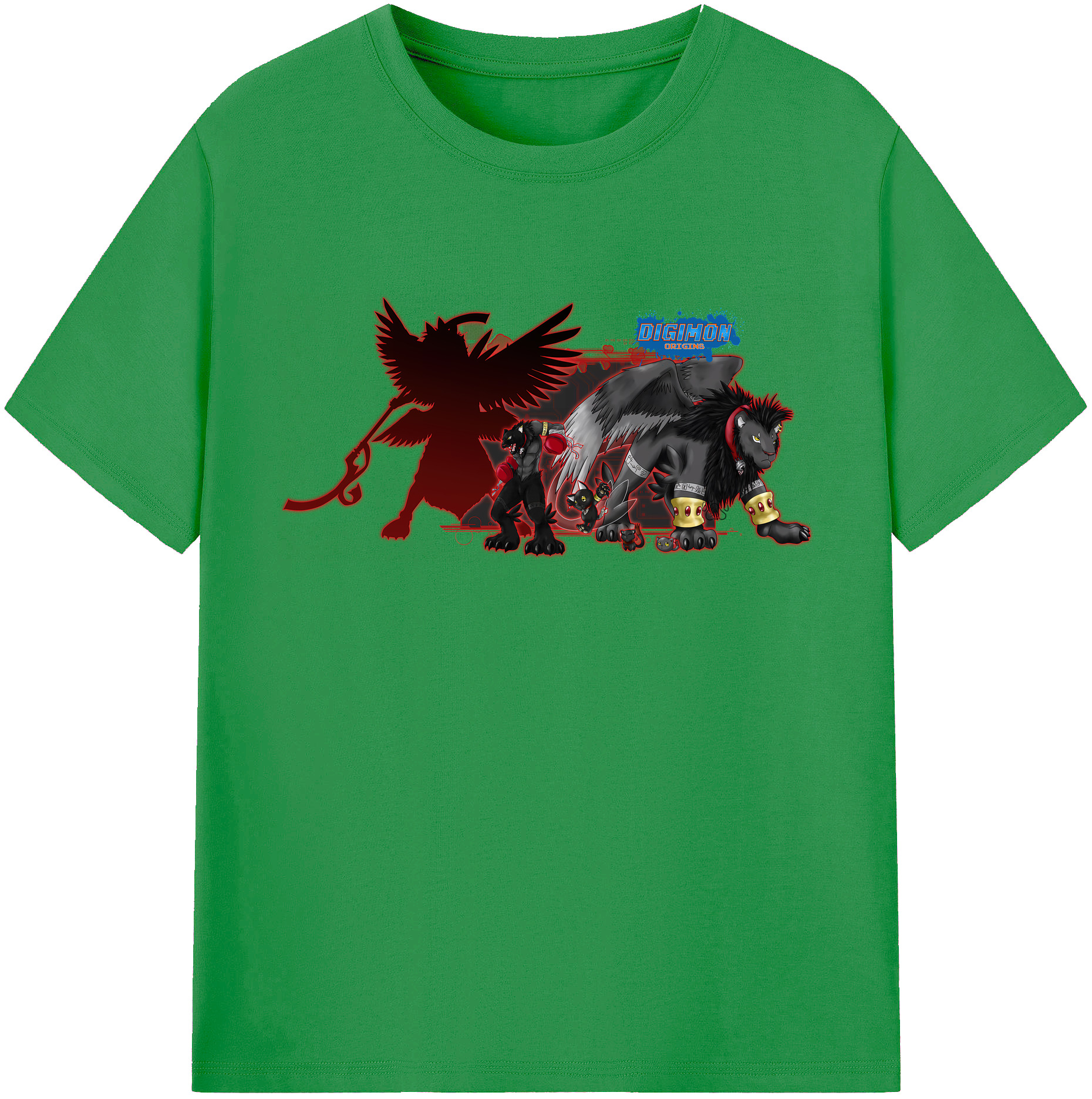 （画像用） Digimon デジタルモンスター/デジモン レディースカジュアルプリントTシャツ（綿100％）