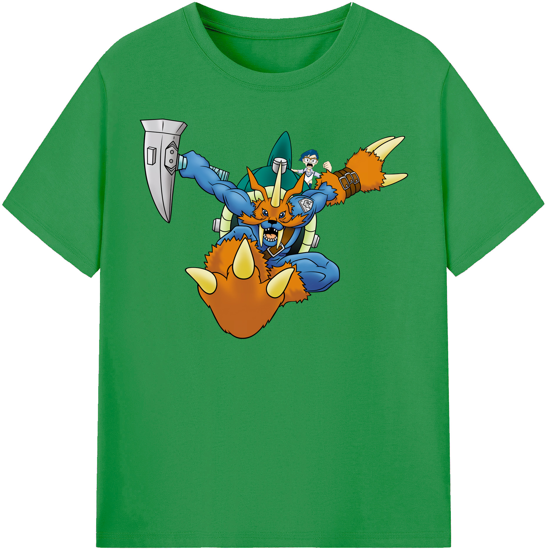 （画像用） Digimon デジタルモンスター/デジモン レディースカジュアルプリントTシャツ（綿100％）