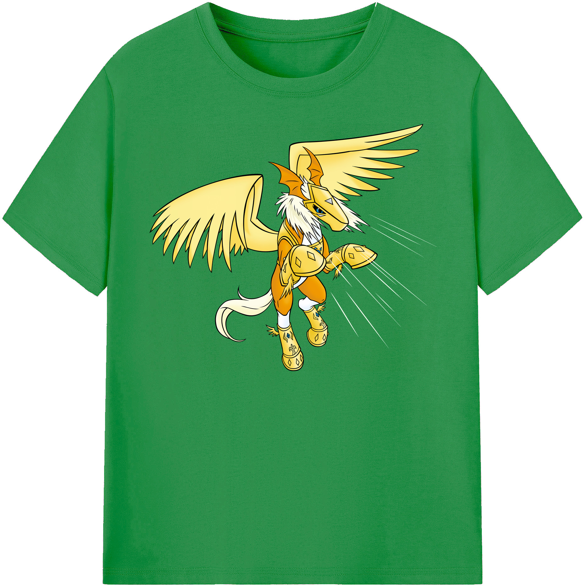 （画像用） Digimon デジタルモンスター/デジモン レディースカジュアルプリントTシャツ（綿100％）