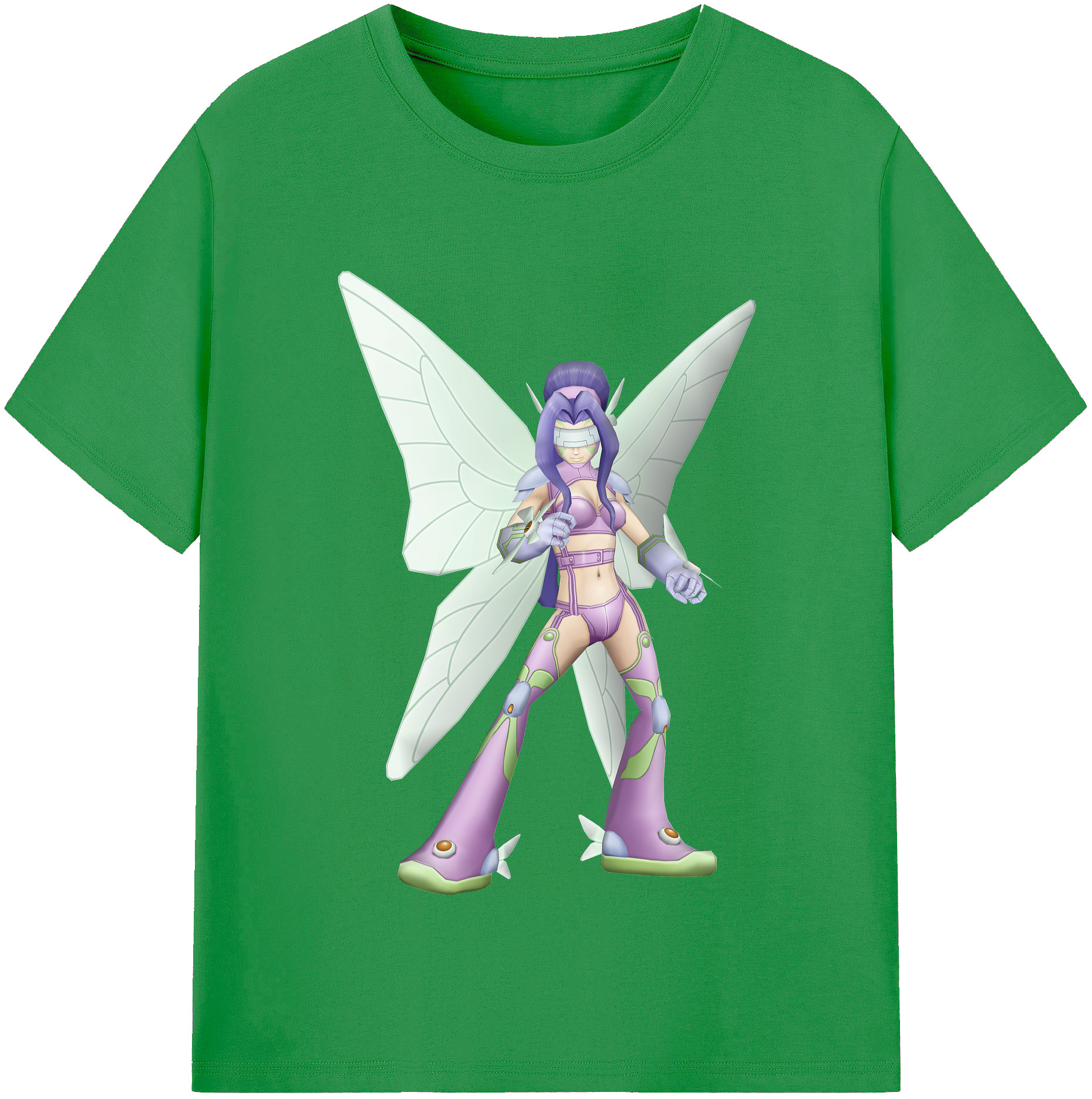 （画像用） Digimon デジタルモンスター/デジモン レディースカジュアルプリントTシャツ（綿100％）