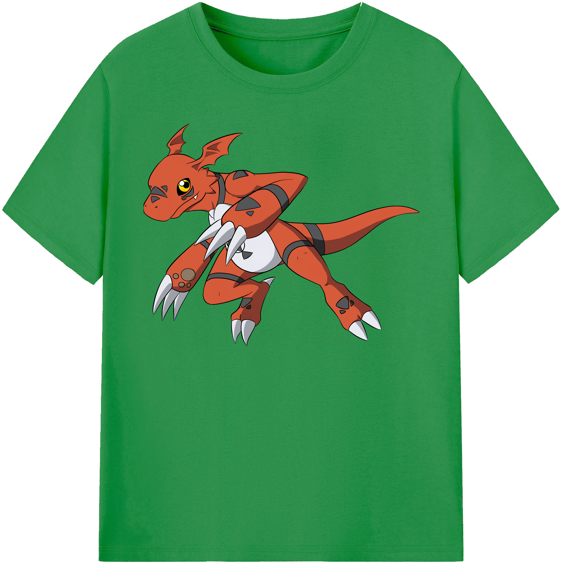 （画像用） Digimon デジタルモンスター/デジモン レディースカジュアルプリントTシャツ（綿100％）