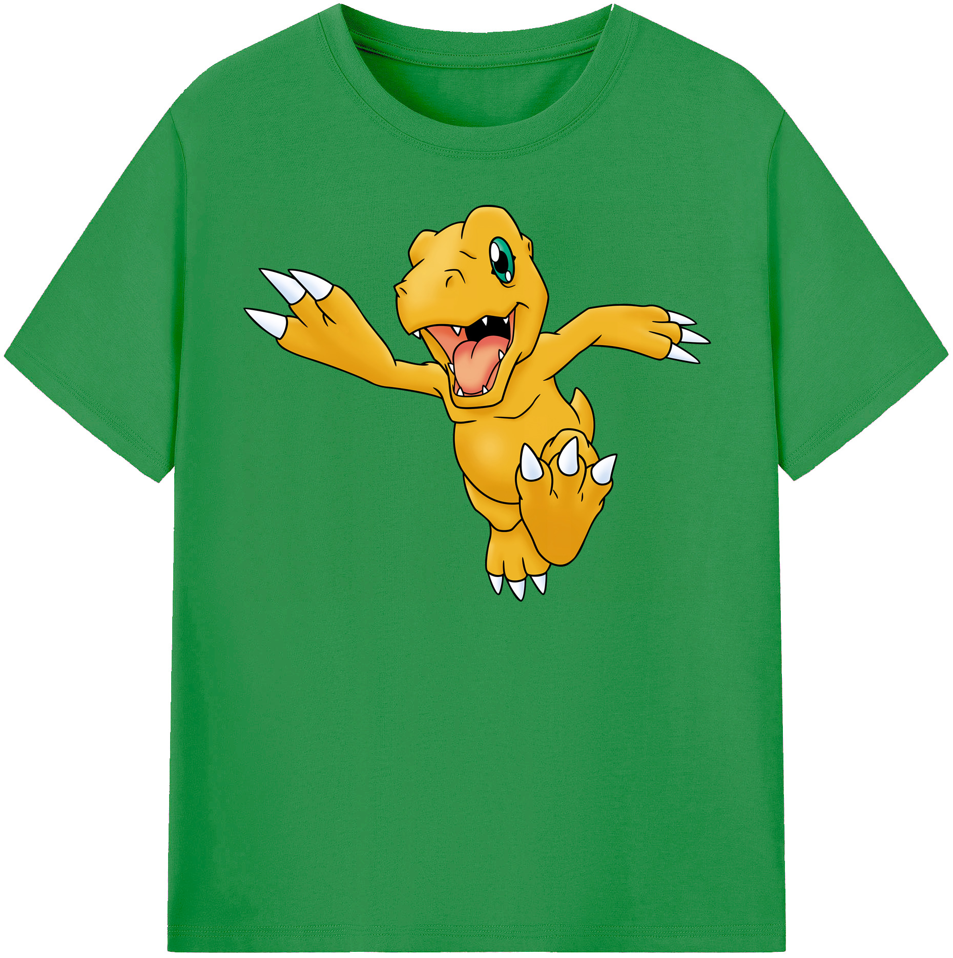 （画像用） Digimon デジタルモンスター/デジモン レディースカジュアルプリントTシャツ（綿100％）