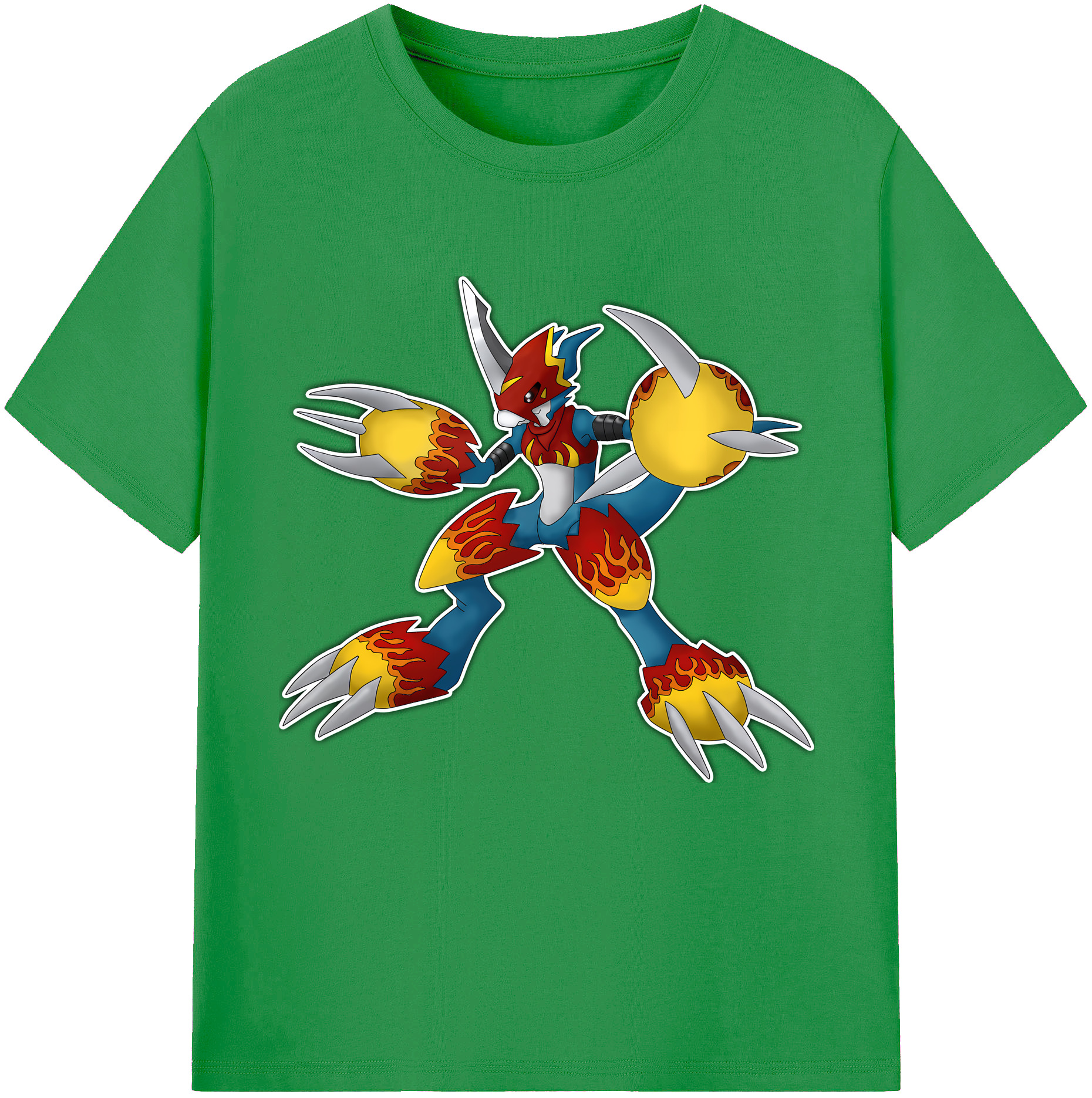 （画像用） Digimon デジタルモンスター/デジモン レディースカジュアルプリントTシャツ（綿100％）