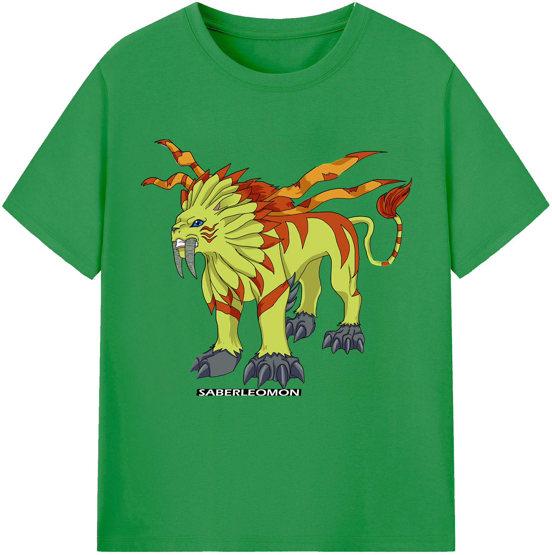（画像用） Digimon デジタルモンスター/デジモン レディースカジュアルプリントTシャツ（綿100％）