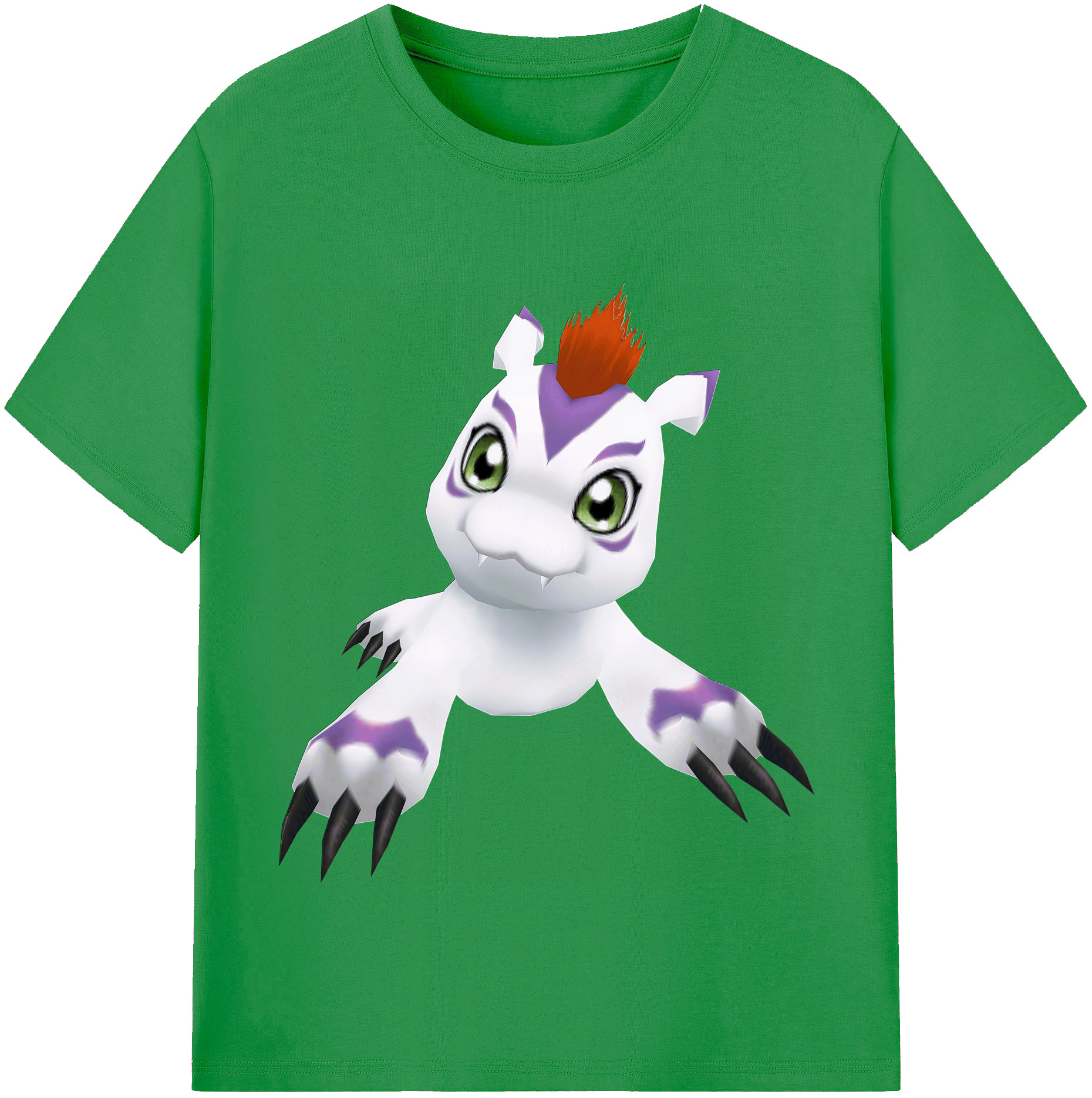 （画像用） Digimon デジタルモンスター/デジモン レディースカジュアルプリントTシャツ（綿100％）