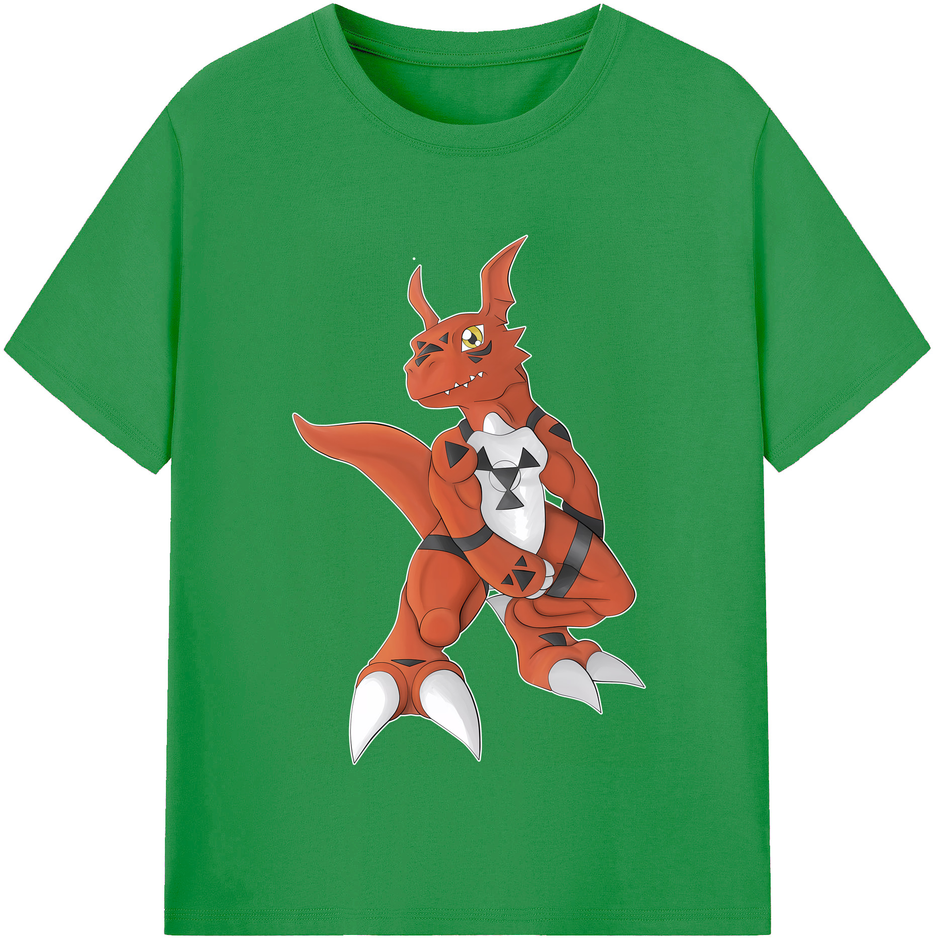（画像用） Digimon デジタルモンスター/デジモン レディースカジュアルプリントTシャツ（綿100％）