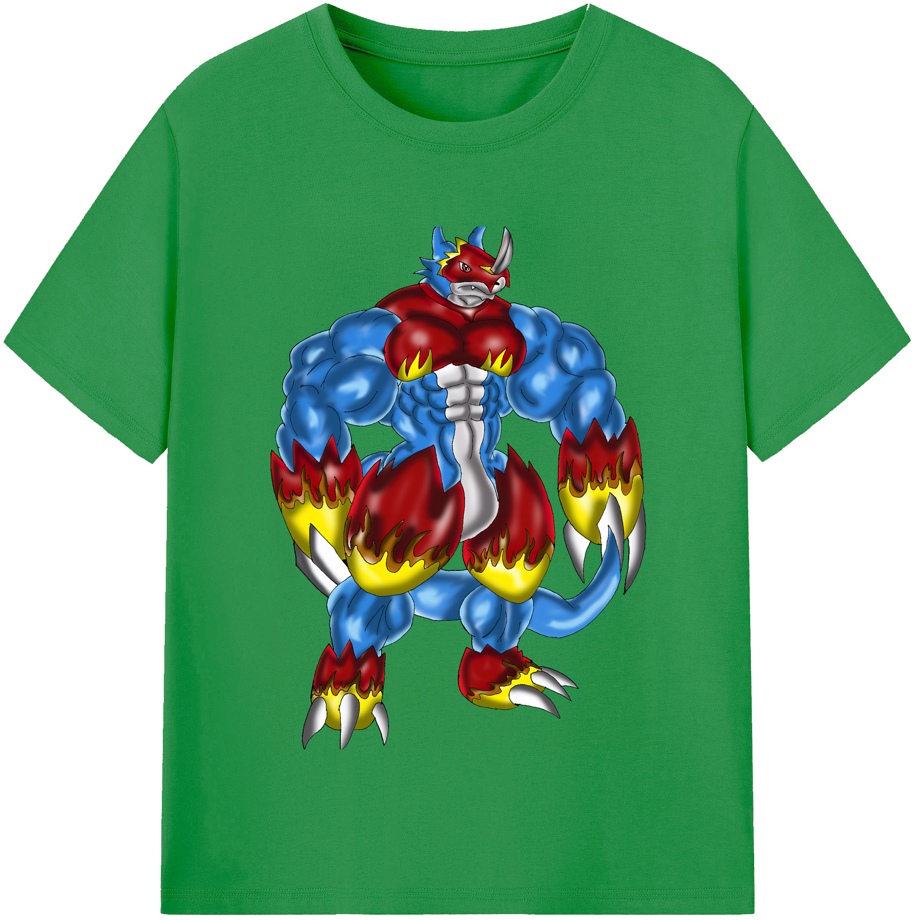 （画像用） Digimon デジタルモンスター/デジモン レディースカジュアルプリントTシャツ（綿100％）