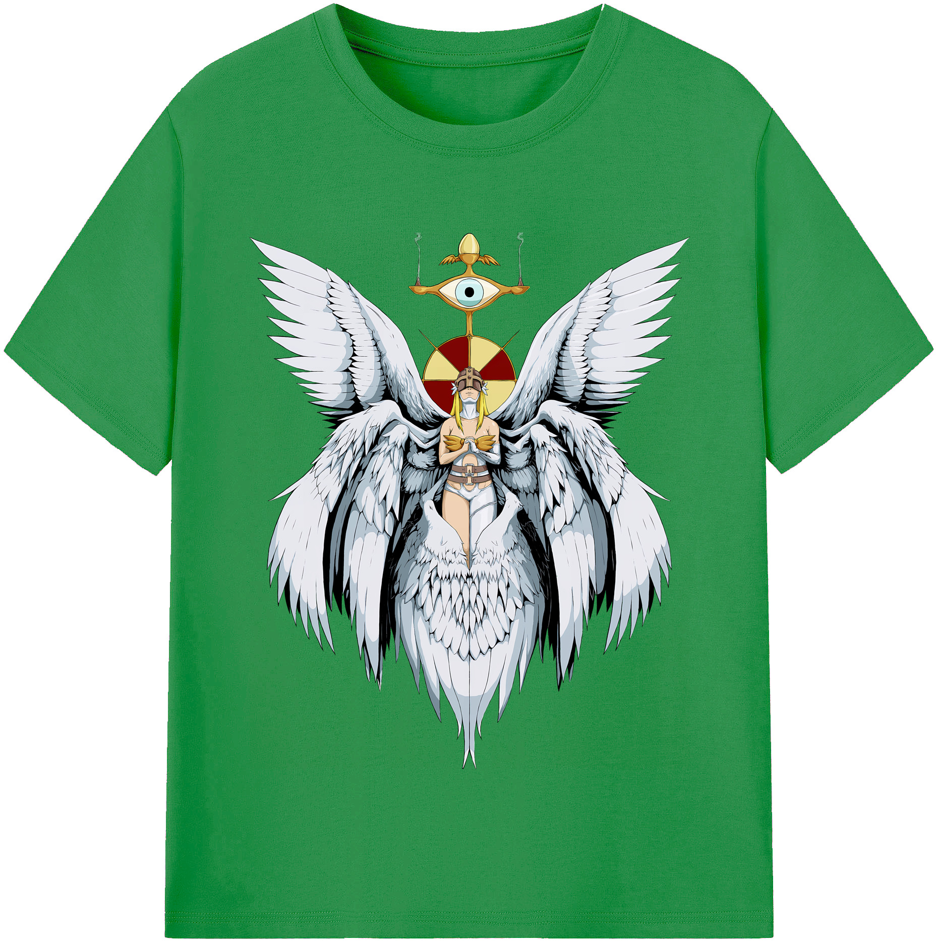 （画像用） Digimon デジタルモンスター/デジモン レディースカジュアルプリントTシャツ（綿100％）