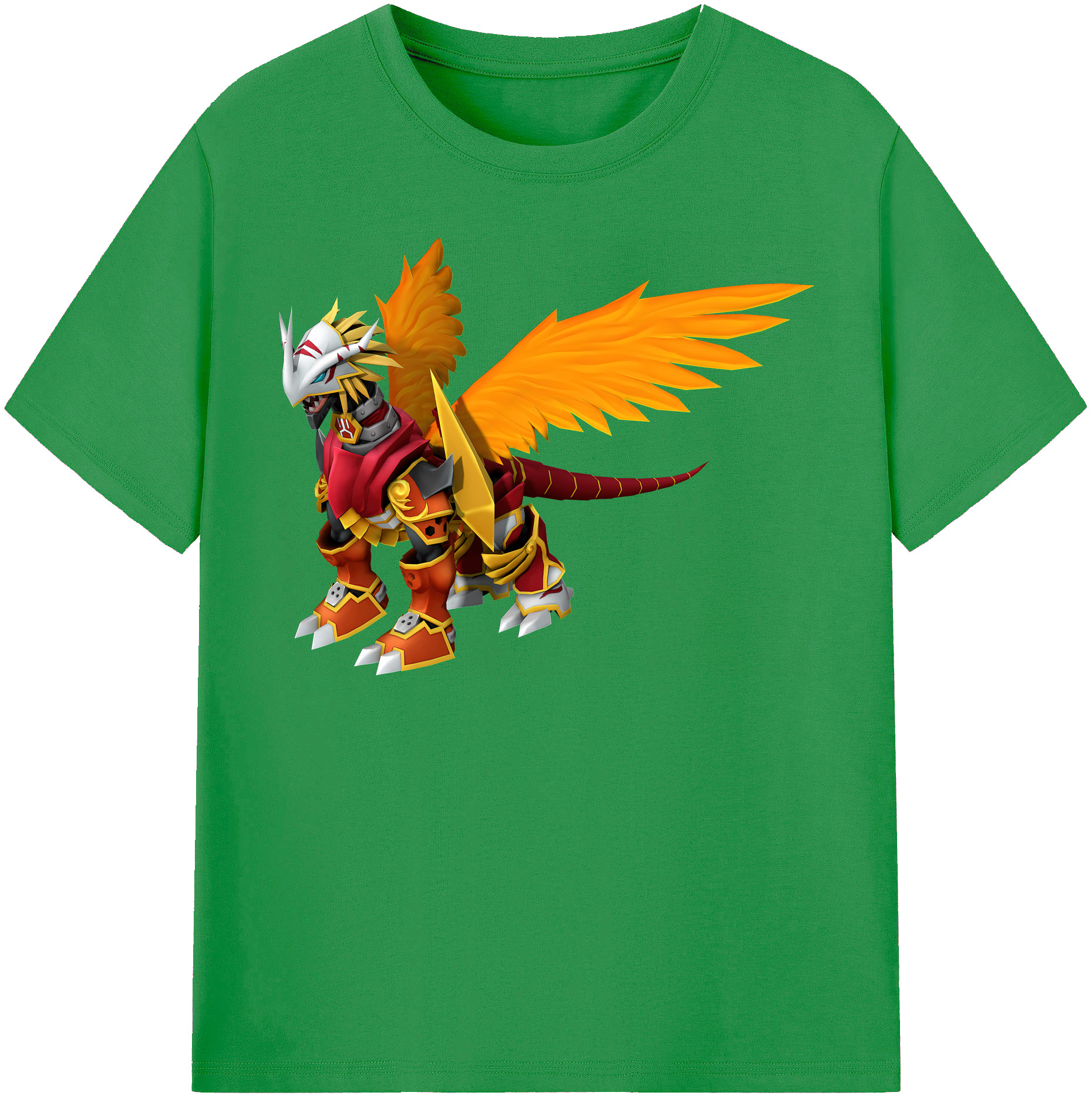 （画像用） Digimon デジタルモンスター/デジモン レディースカジュアルプリントTシャツ（綿100％）