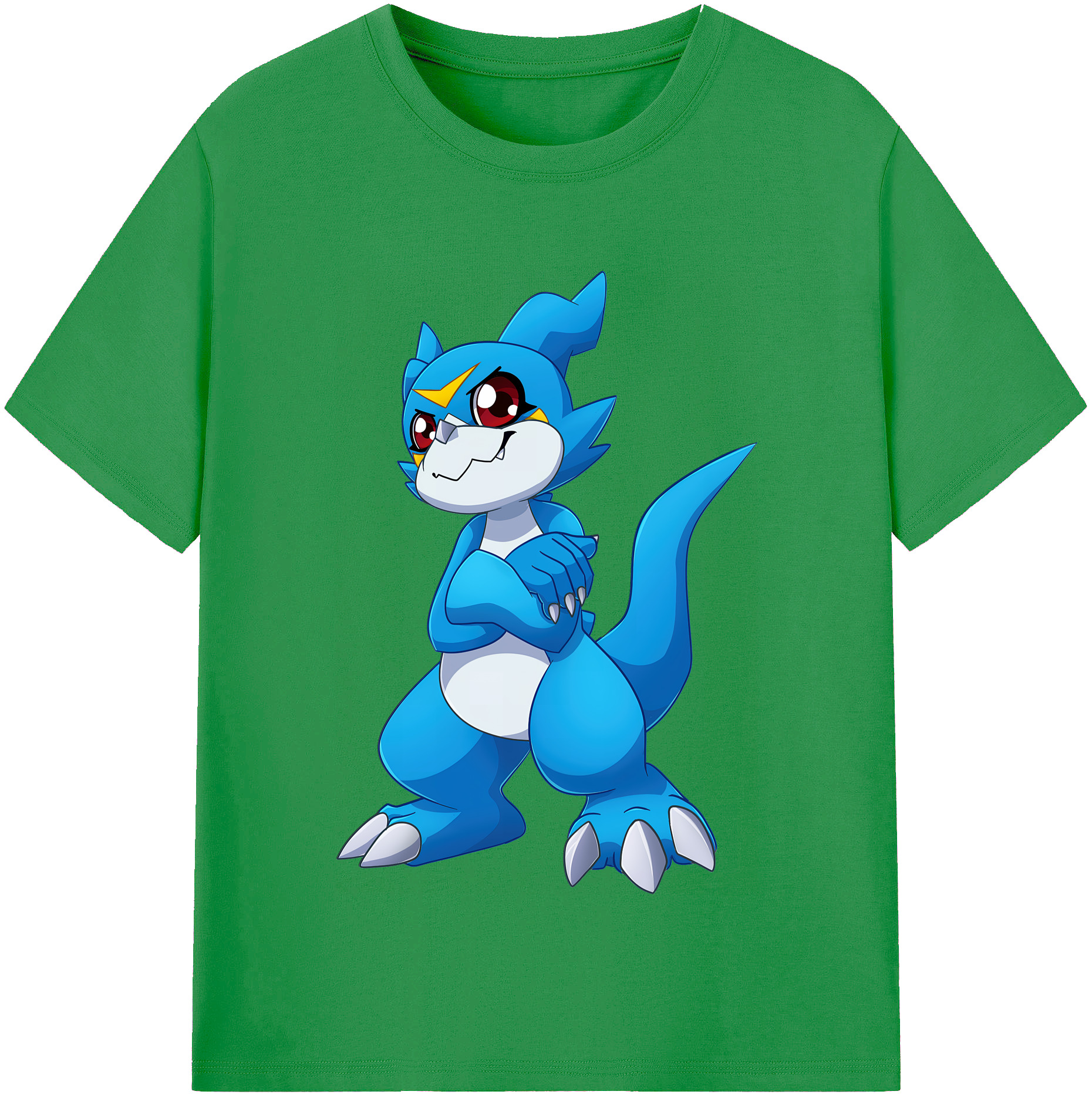 （画像用） Digimon デジタルモンスター/デジモン レディースカジュアルプリントTシャツ（綿100％）