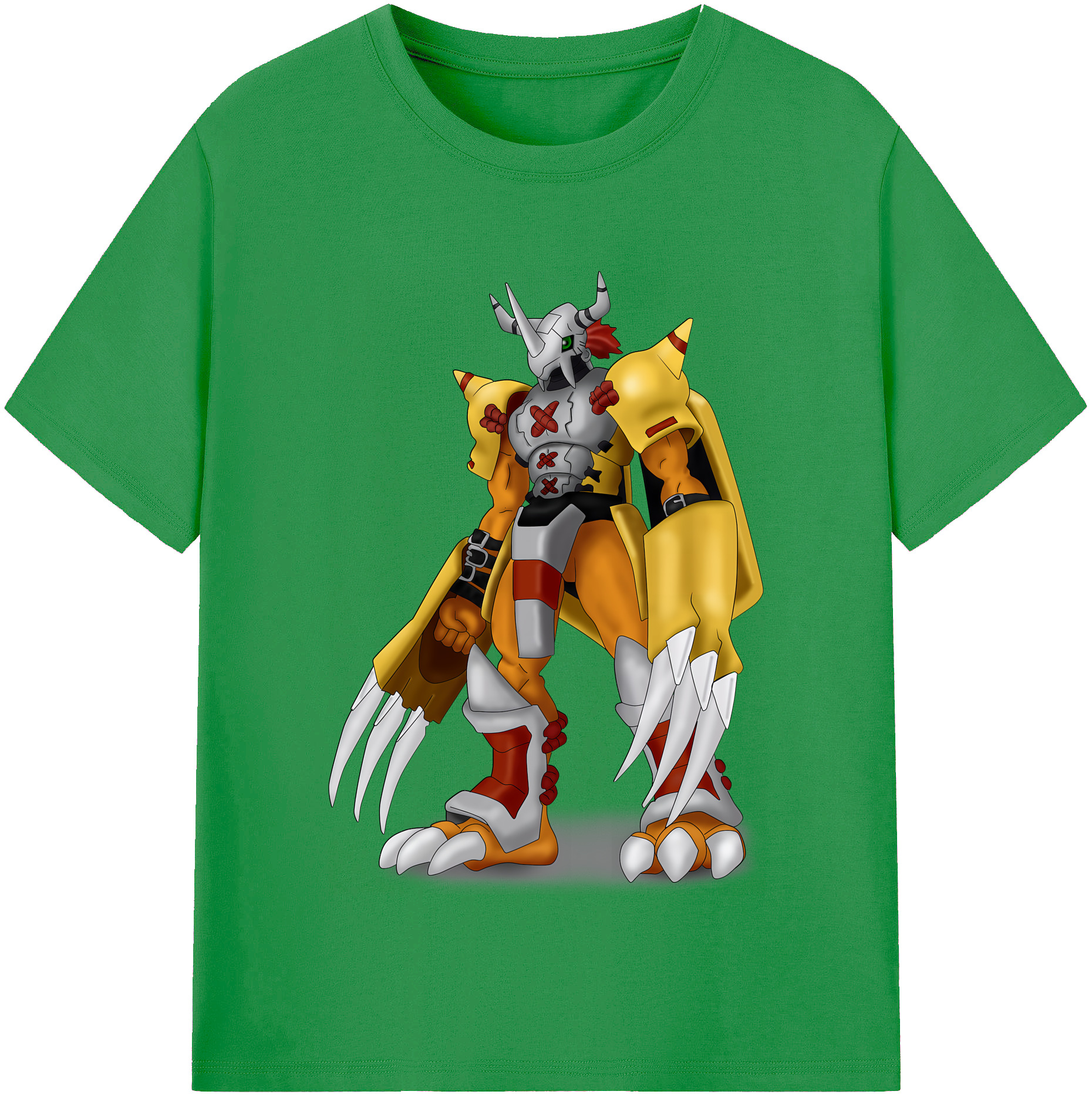 （画像用） Digimon デジタルモンスター/デジモン レディースカジュアルプリントTシャツ（綿100％）