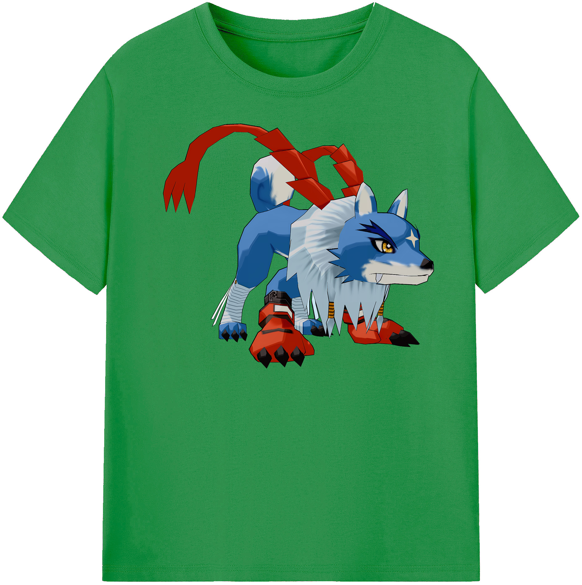 （画像用） Digimon デジタルモンスター/デジモン レディースカジュアルプリントTシャツ（綿100％）