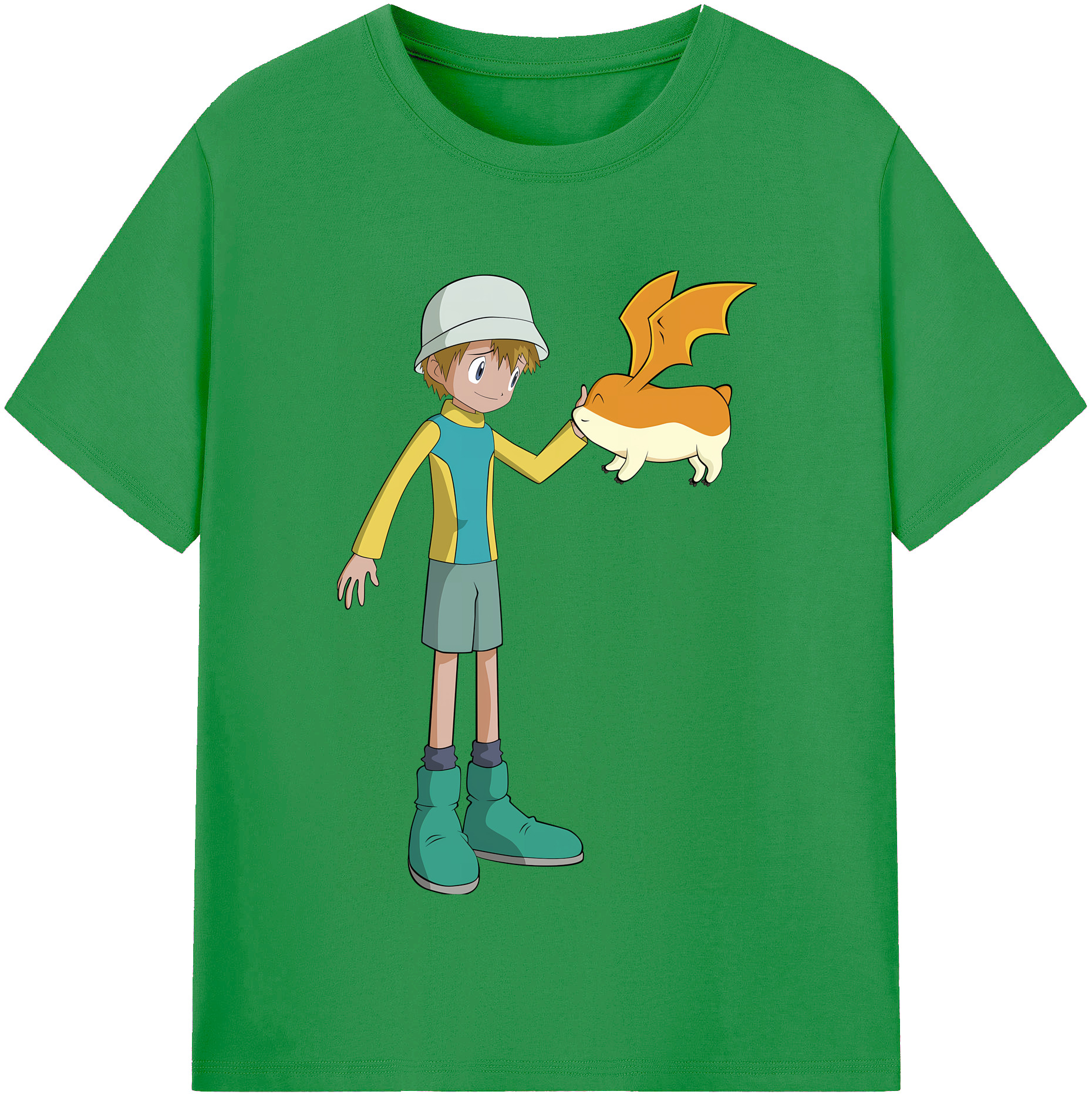 （画像用） Digimon デジタルモンスター/デジモン レディースカジュアルプリントTシャツ（綿100％）