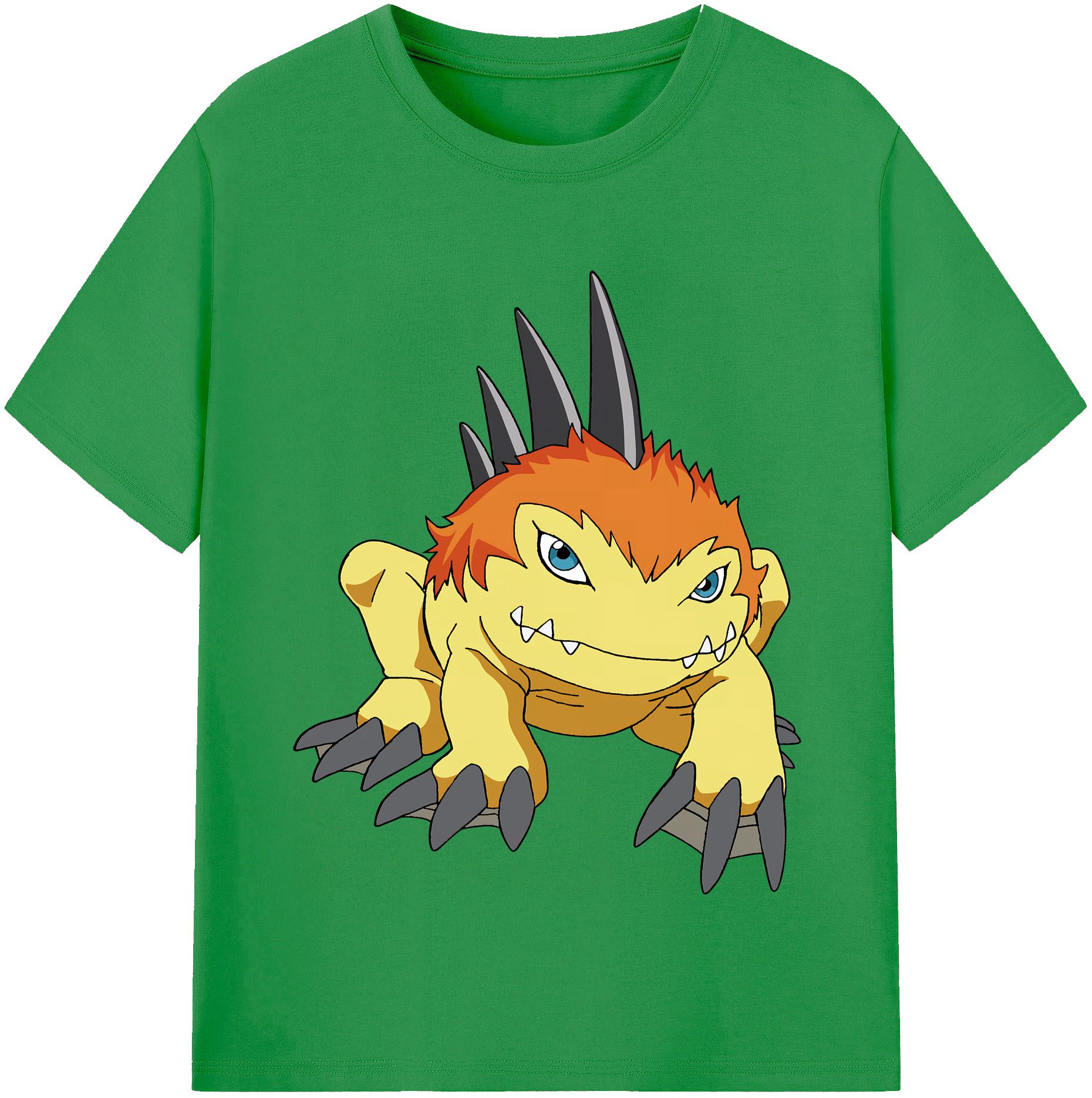 （画像用） Digimon デジタルモンスター/デジモン レディースカジュアルプリントTシャツ（綿100％）