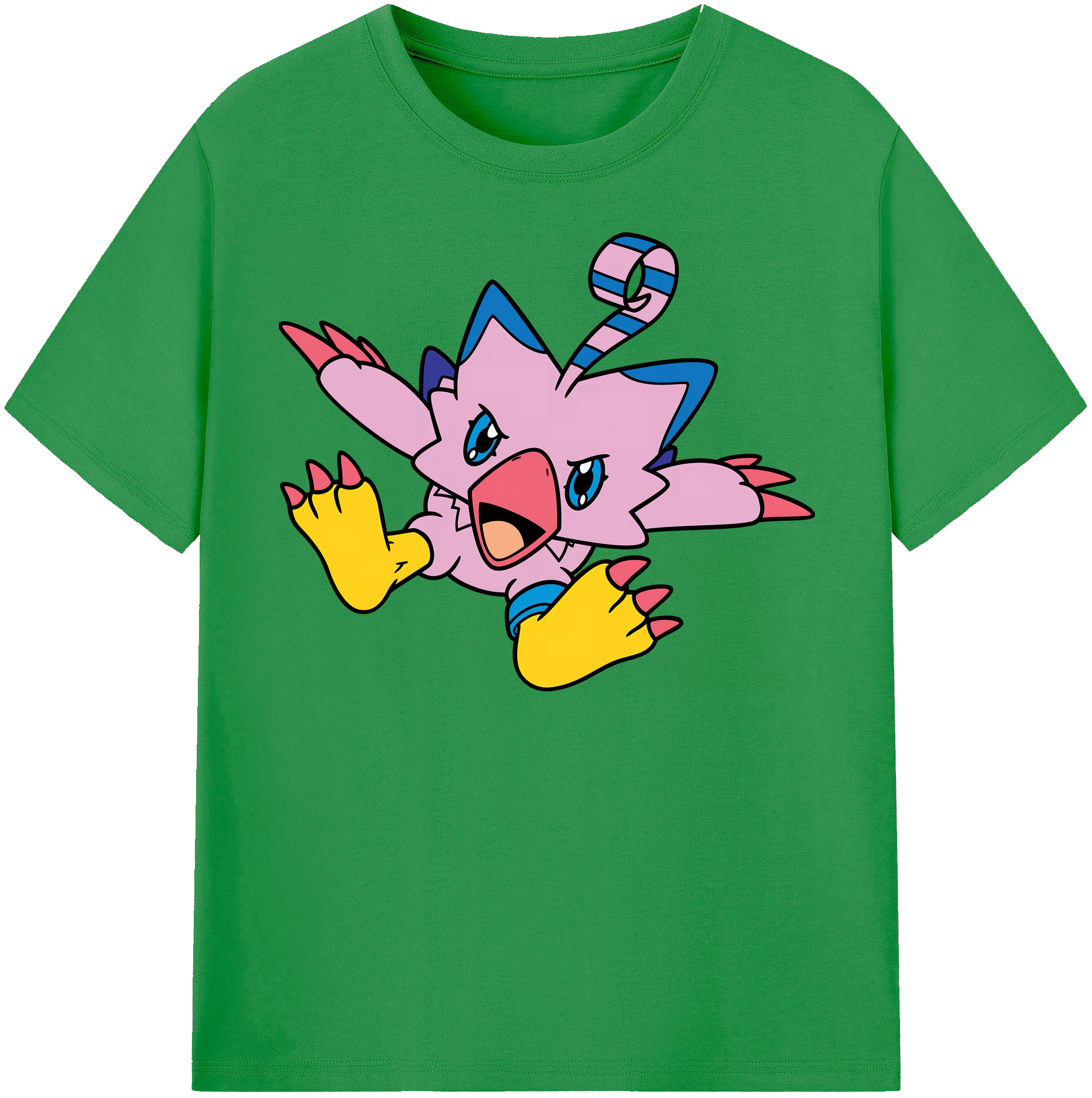 （画像用） Digimon デジタルモンスター/デジモン レディースカジュアルプリントTシャツ（綿100％）