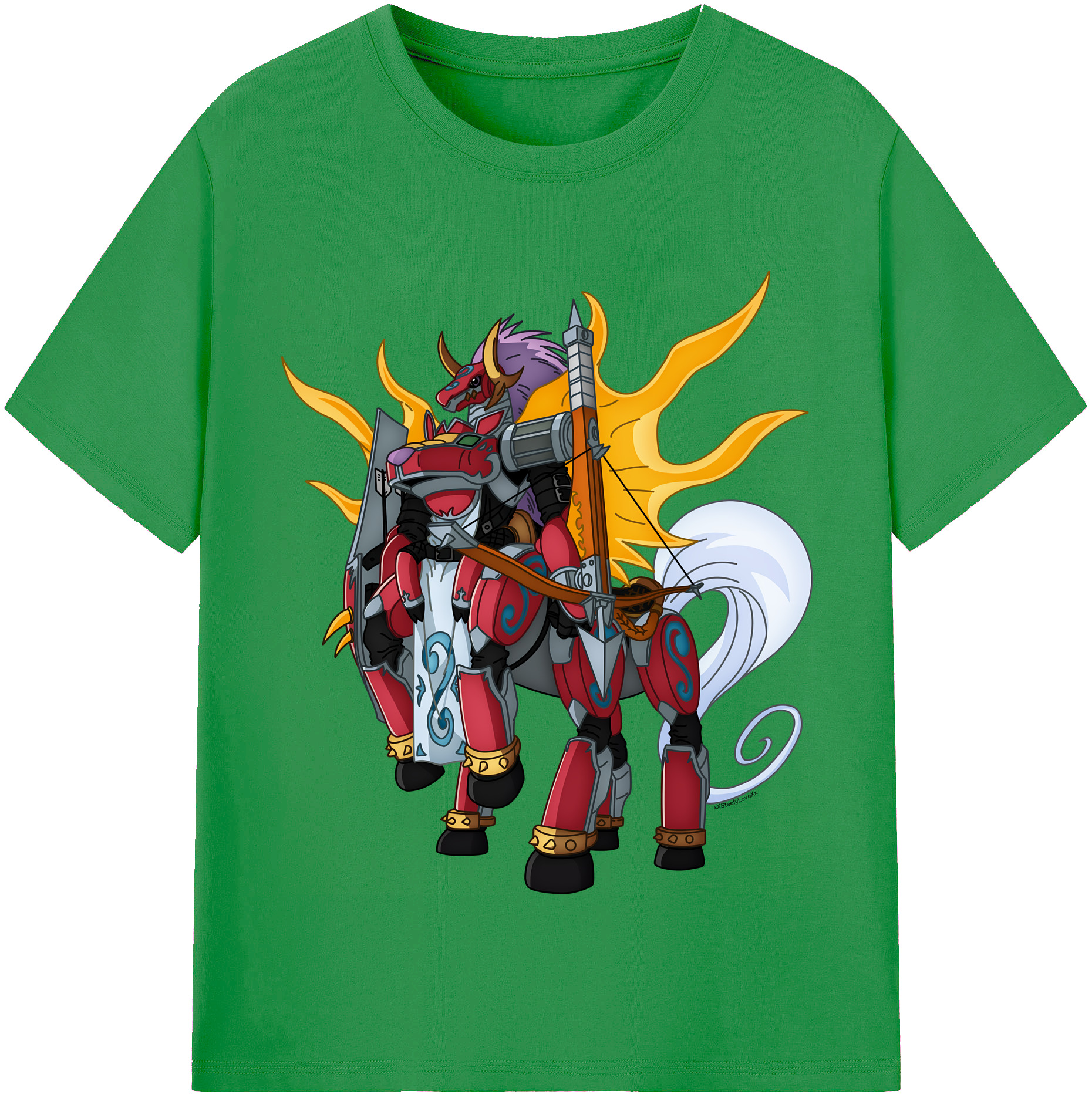 （画像用） Digimon デジタルモンスター/デジモン レディースカジュアルプリントTシャツ（綿100％）