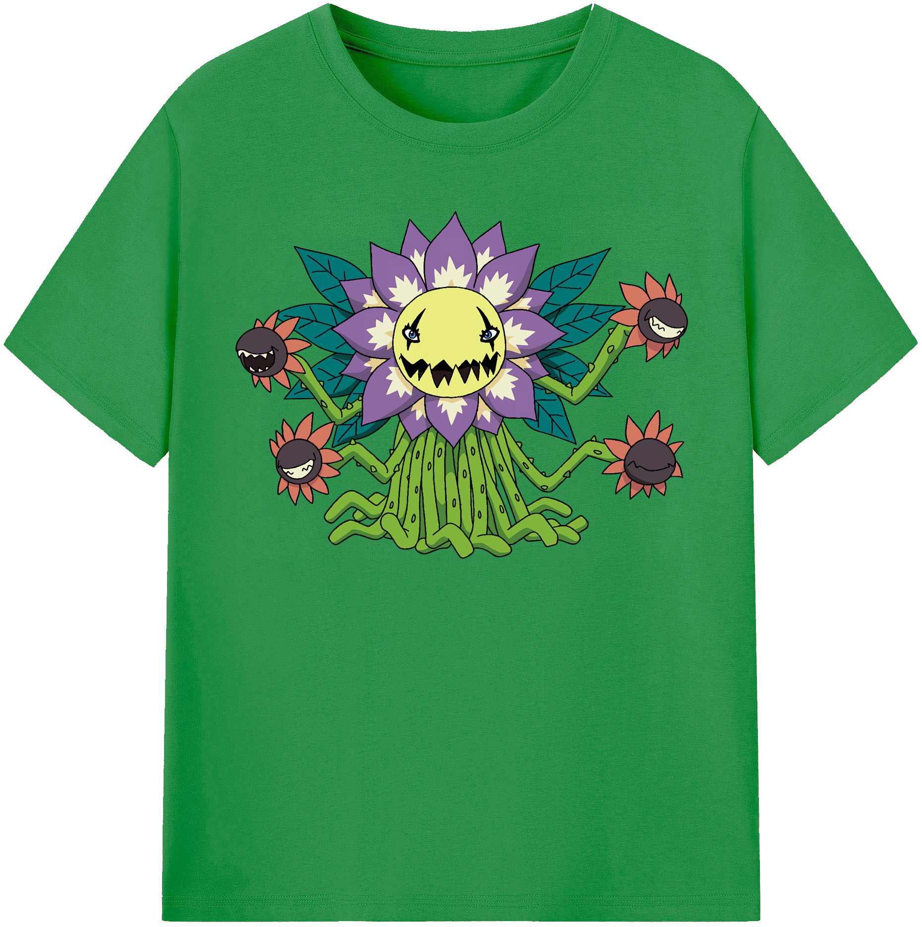 （画像用） Digimon デジタルモンスター/デジモン レディースカジュアルプリントTシャツ（綿100％）