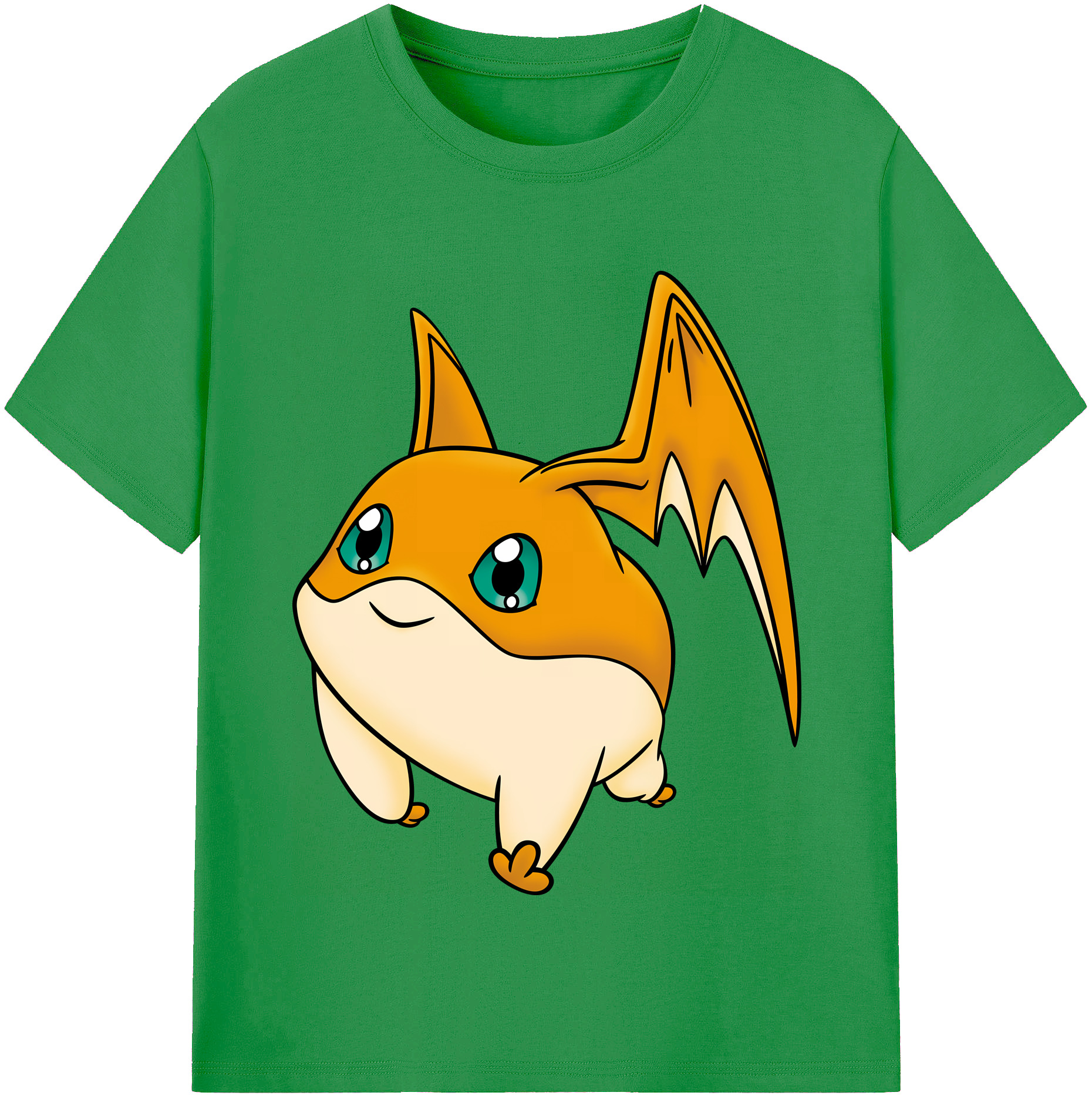 （画像用） Digimon デジタルモンスター/デジモン レディースカジュアルプリントTシャツ（綿100％）