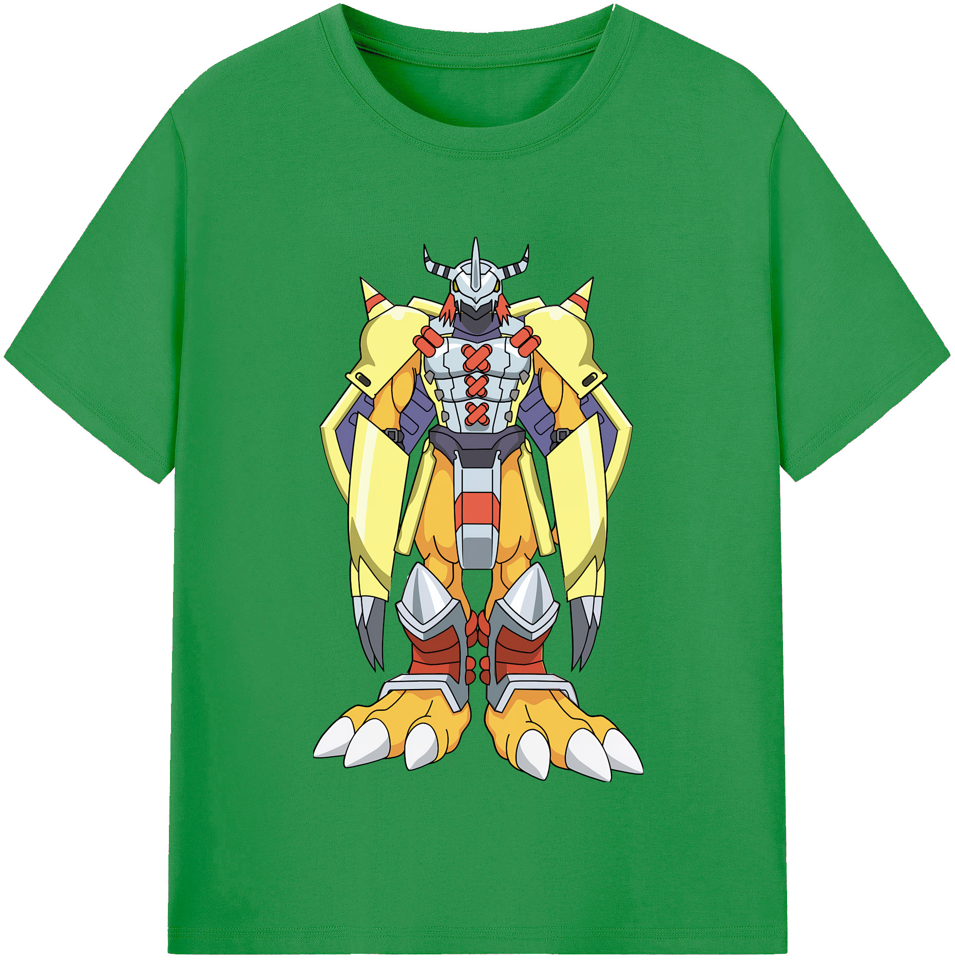 （画像用） Digimon デジタルモンスター/デジモン レディースカジュアルプリントTシャツ（綿100％）